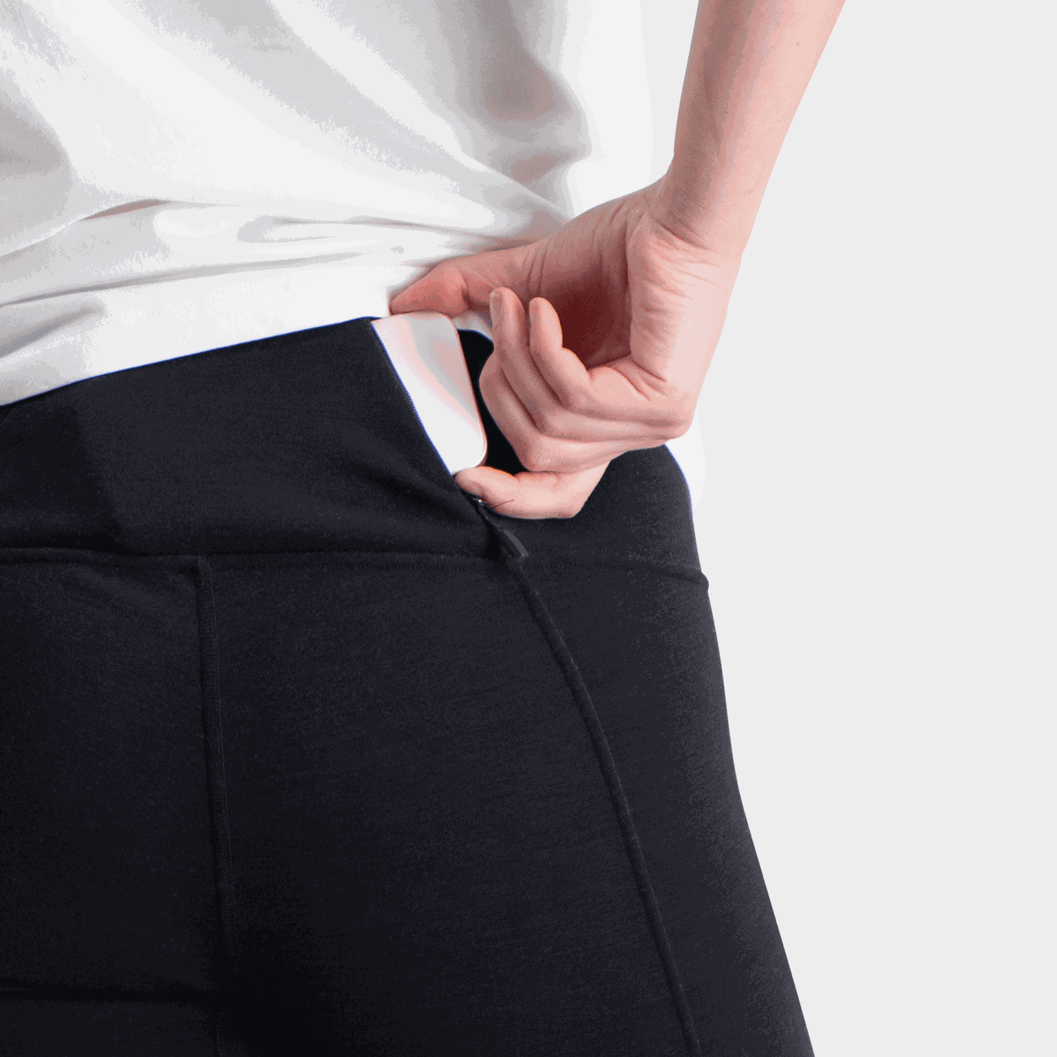  Γυναικείο καλσόν Femund Warmwool Flex2 - μαύρο