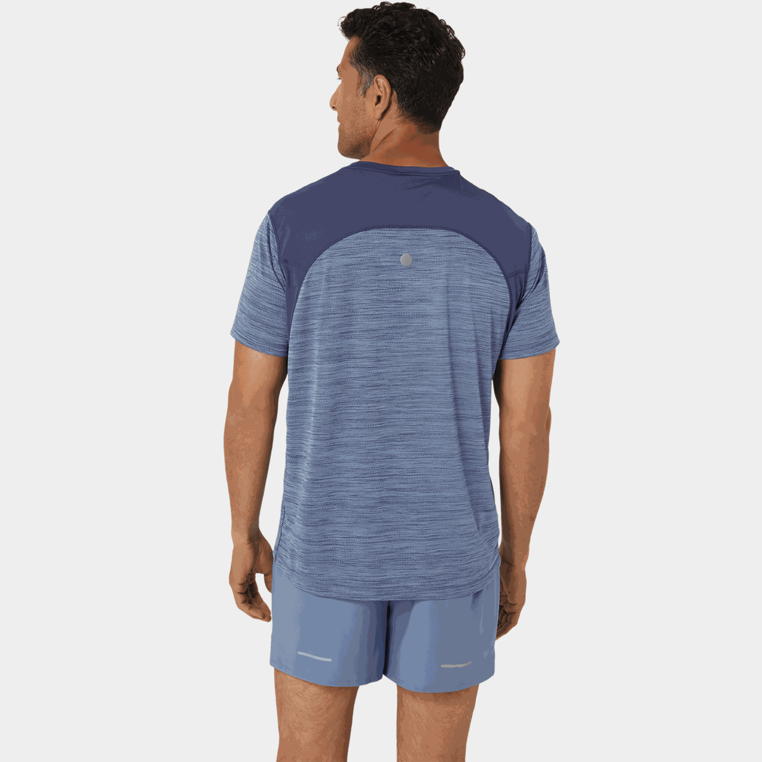  Camiseta de running de manga corta para hombre – Azul