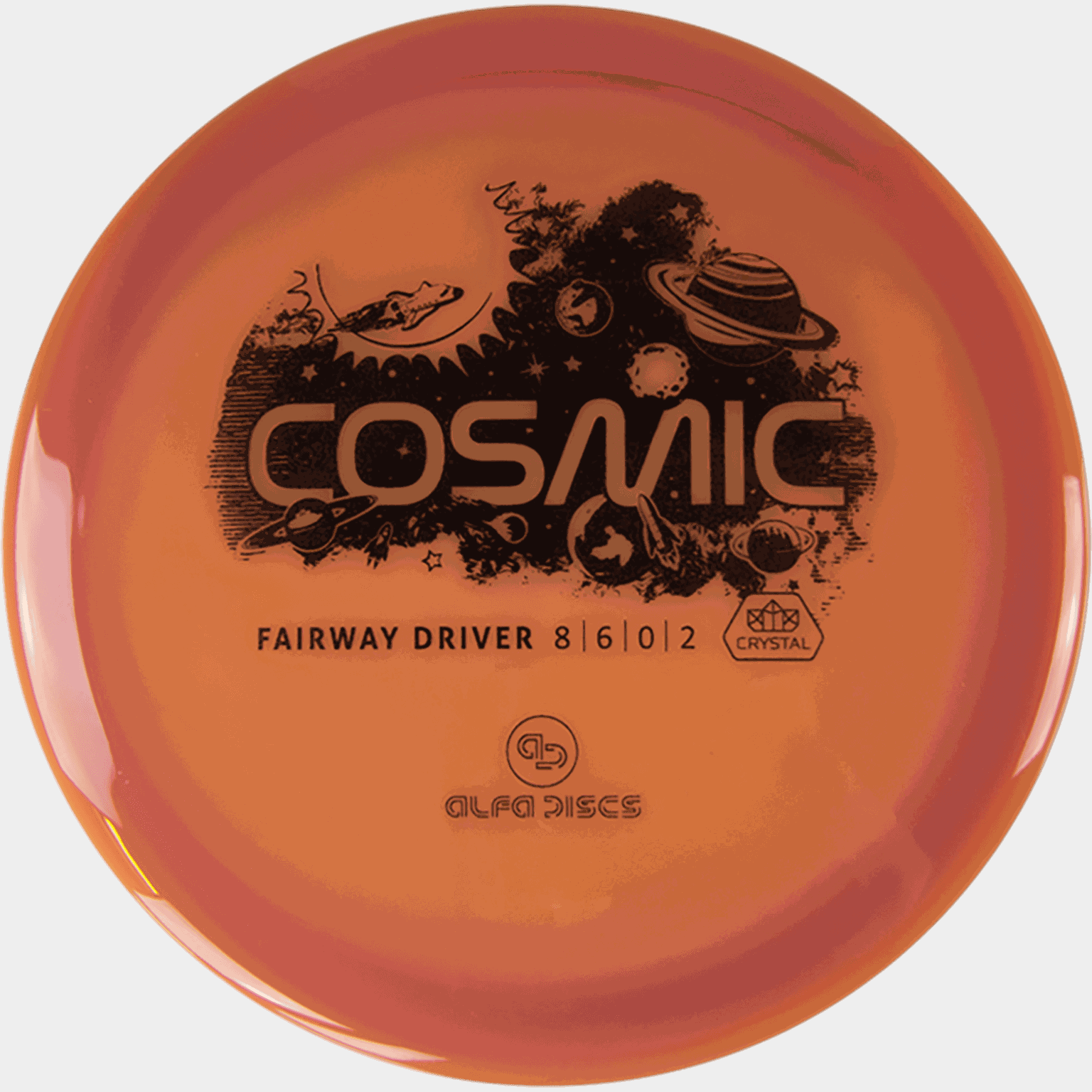  Crystal Line Cosmic Disc Golf - Różowy