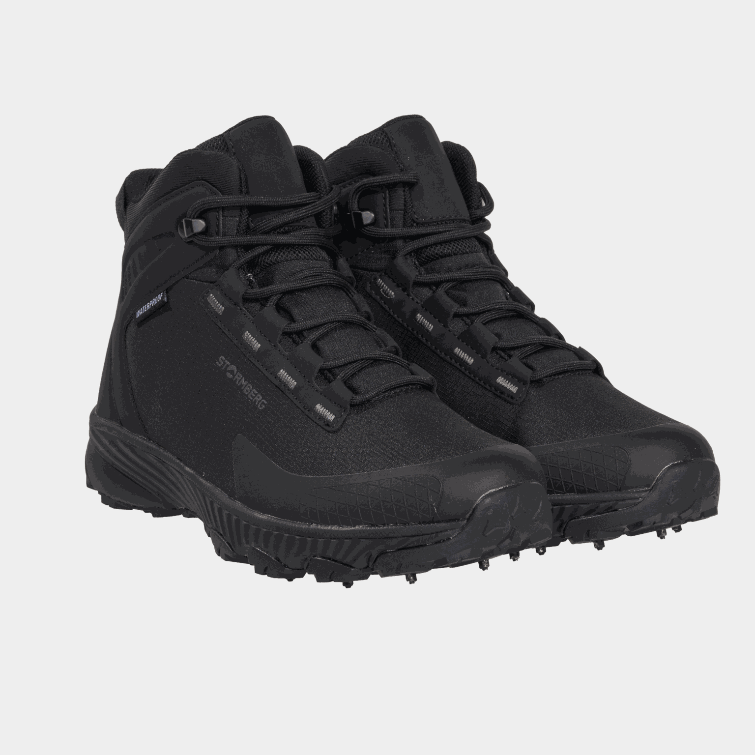  Kolce do biegania Frysja Spike Mid WP damskie - czarne