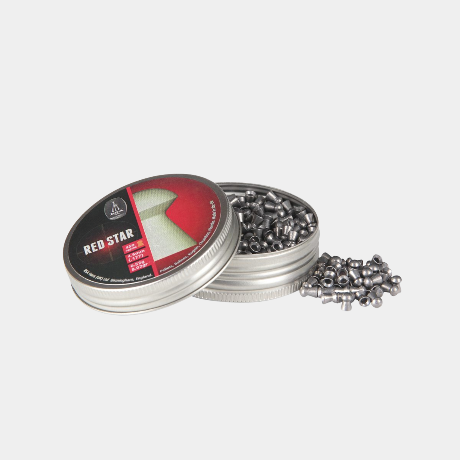 Red Star 4,5 mm (Crowned Dome), luftgeværkuler -