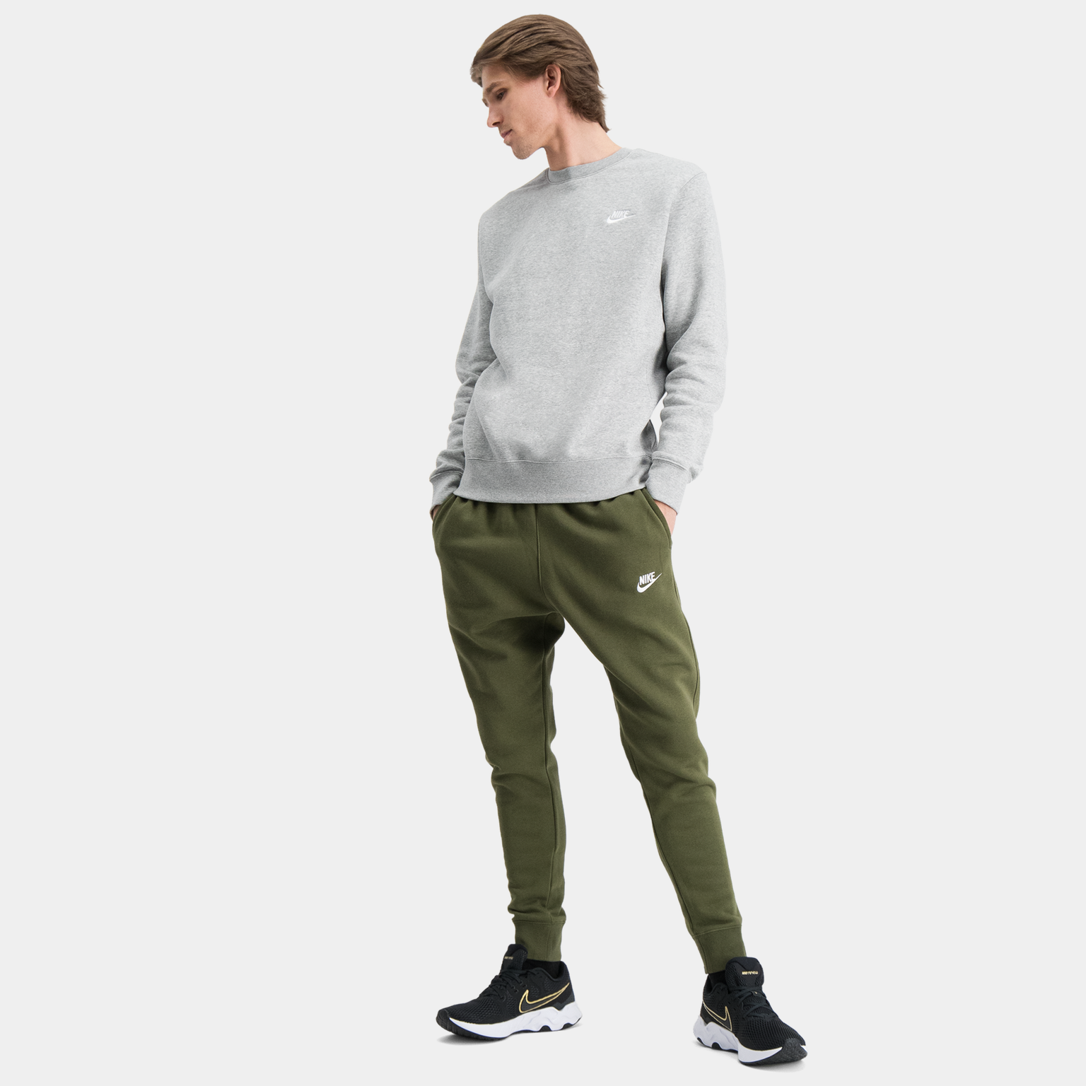  Sportswear Club Crew Homme - Gris