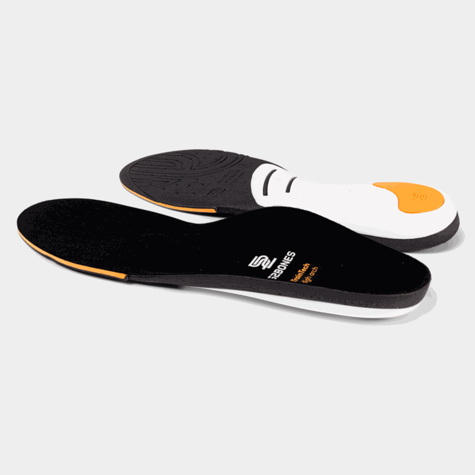  Soletta Traintech per arco plantare alto, unisex – Nera