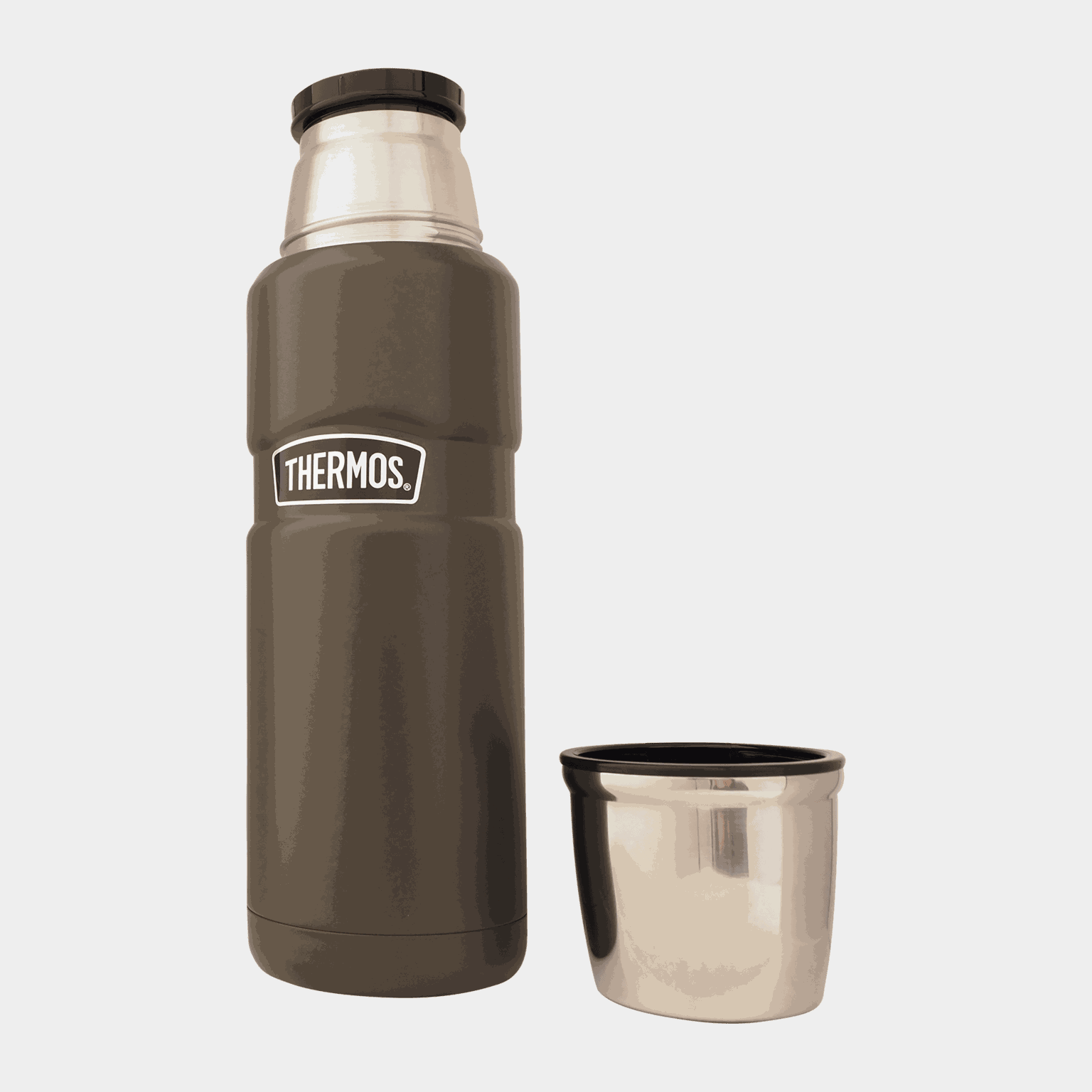  Termos King ze stali nierdzewnej, butelka termiczna, 470 ml, zielony