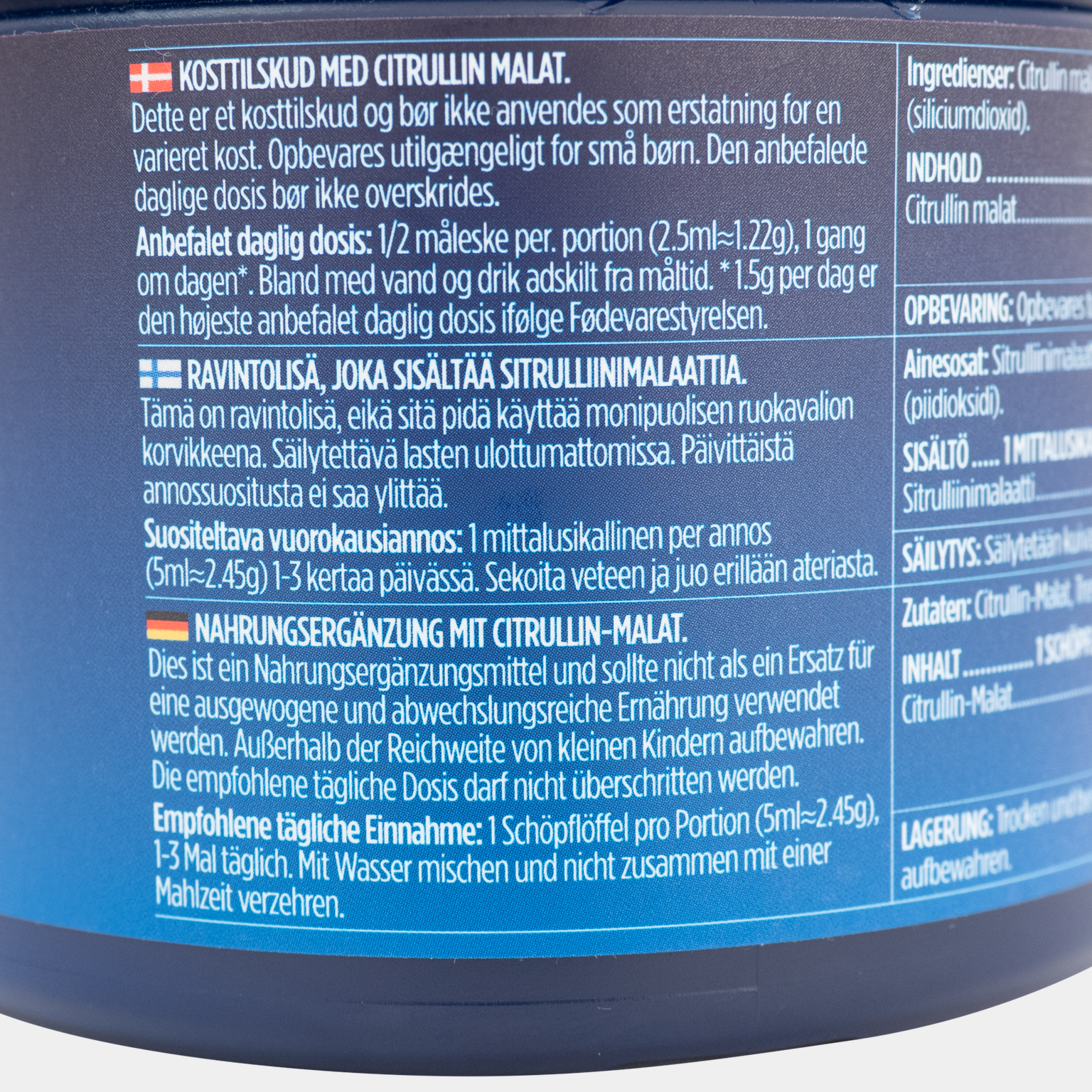  Citrulin malát, doplněk stravy -