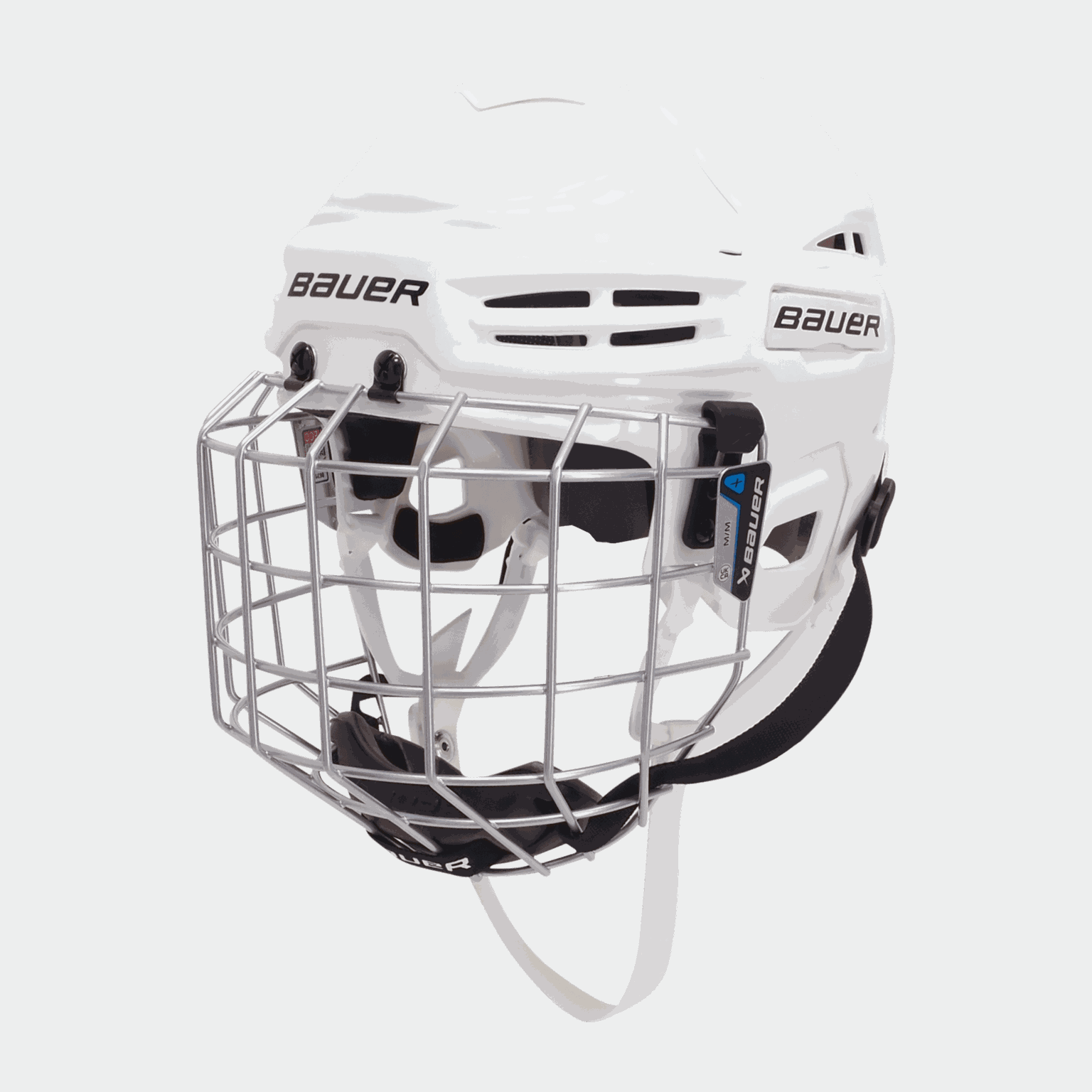 S24 IMS 5.0-Helmet-Combo-CTC 24/25, hockeyhjelm, senior - Hvit