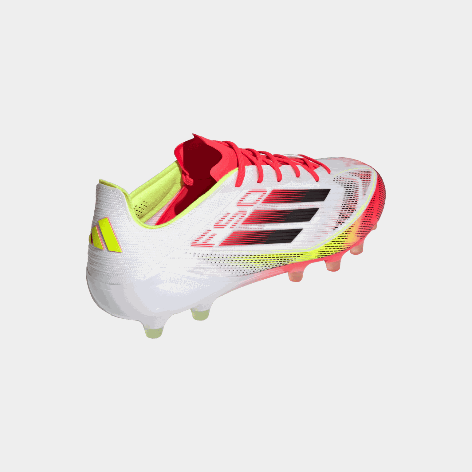 Chaussures de football F50 Elite AG pour terrain synthétique, unisexe – Blanches