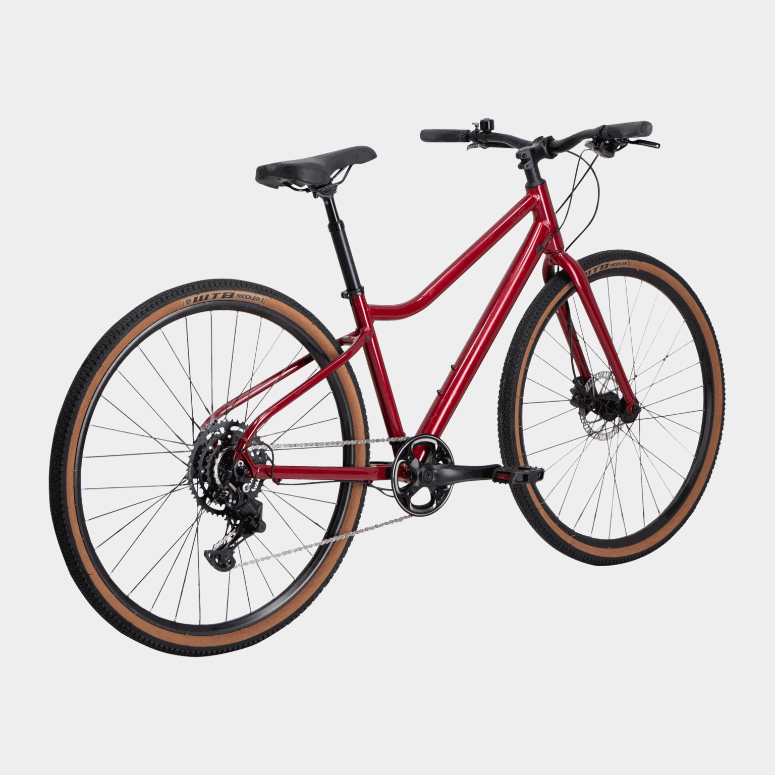  Rower hybrydowy męski AX+ SCARLET RED 25 – czerwony
