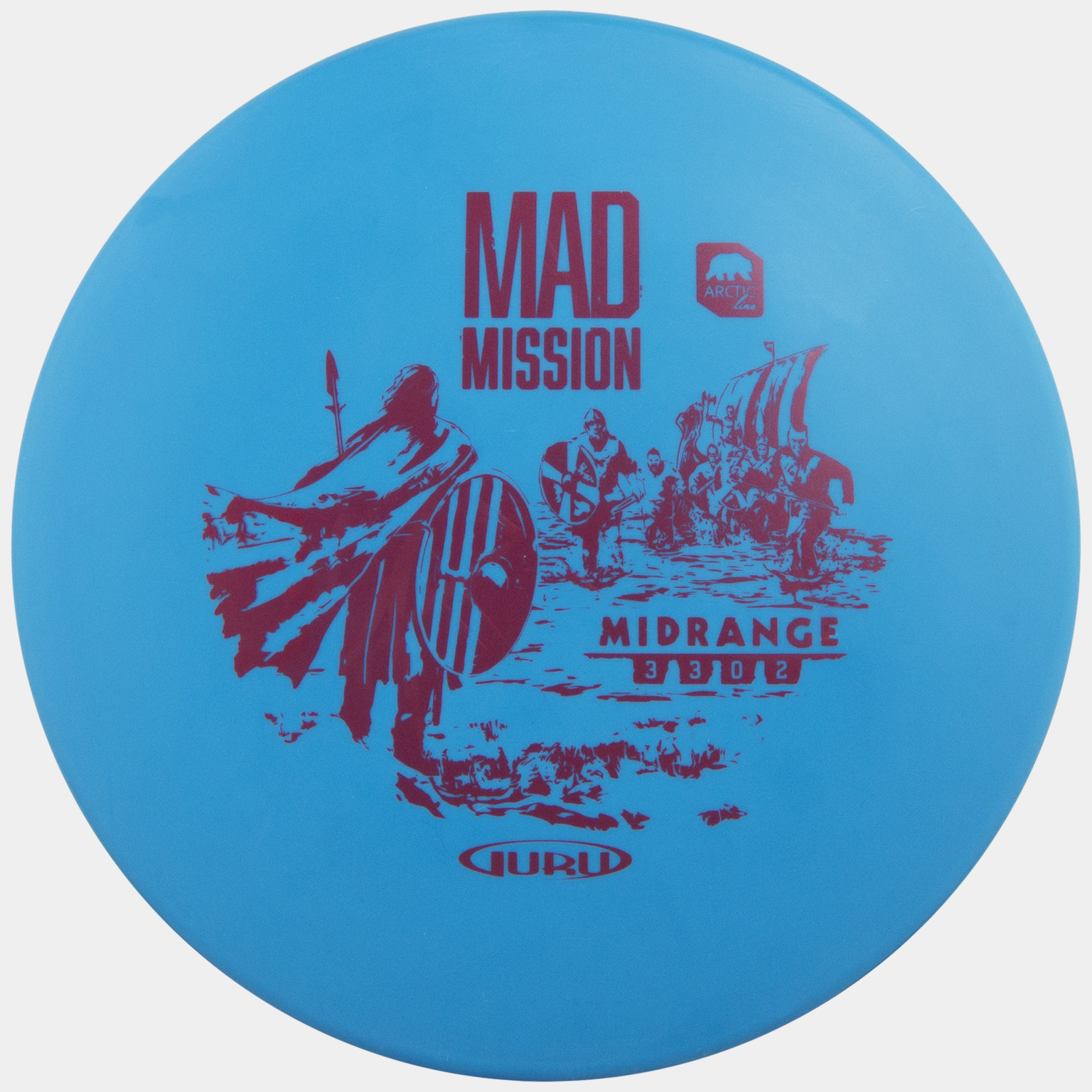  Mad Mission Arctic Line golfütő, közepes méretű, 150–165 g, átlagos súlyú.