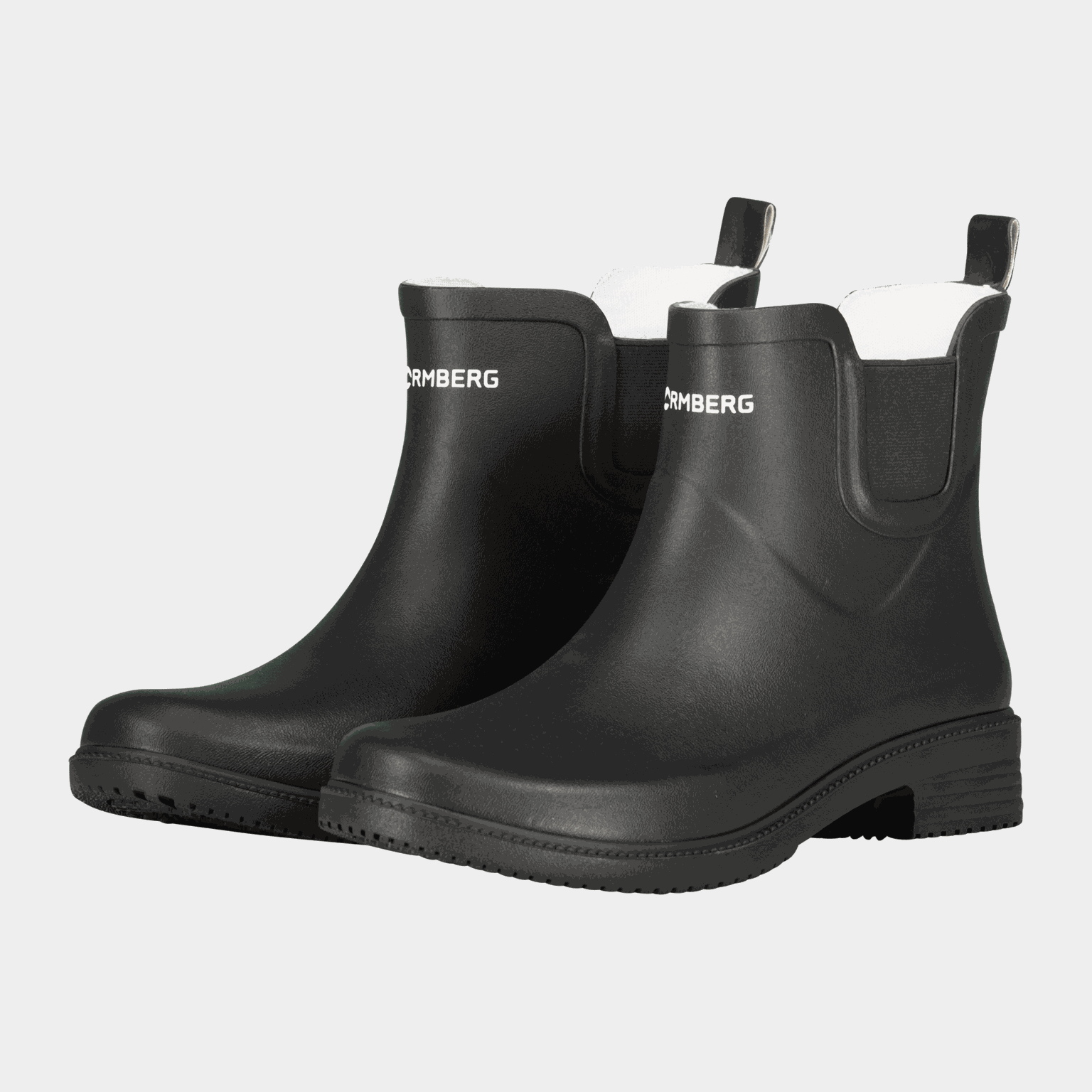  Botki Vesi, gumowe buty damskie - czarne