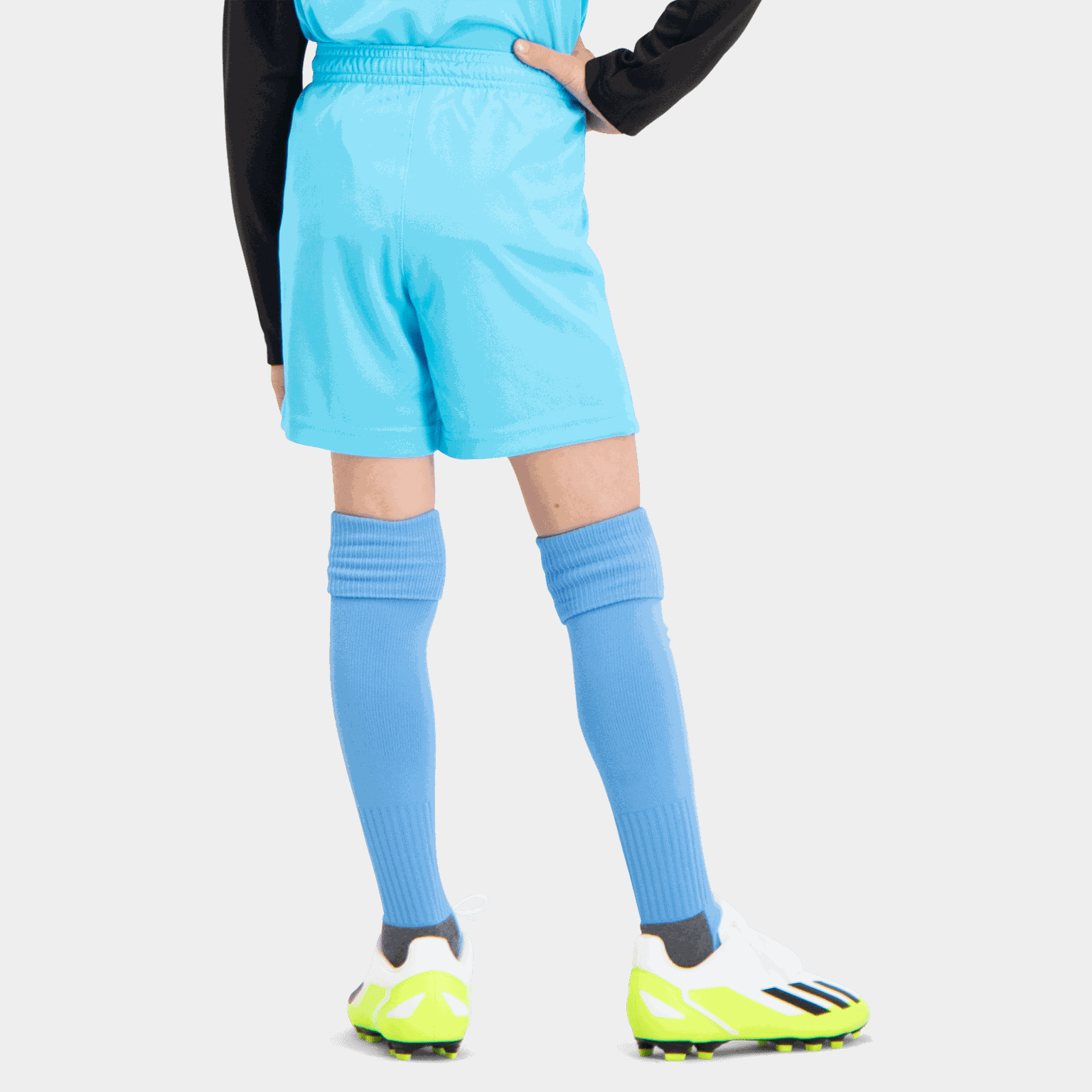  Calções de futebol da Team LIGA para meninos e meninas.