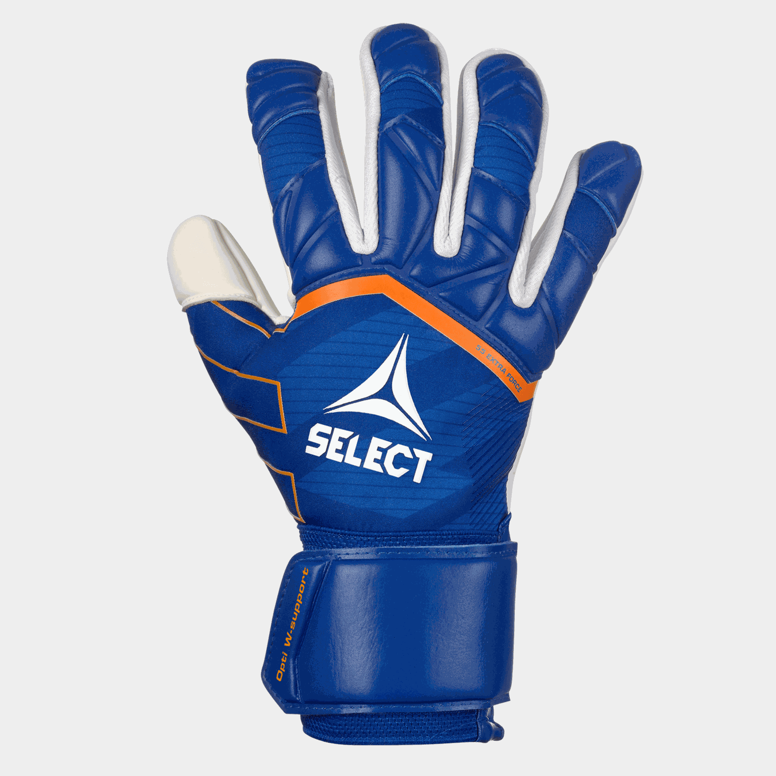 55 Rękawice bramkarskie Extra Force V24, unisex – niebieskie