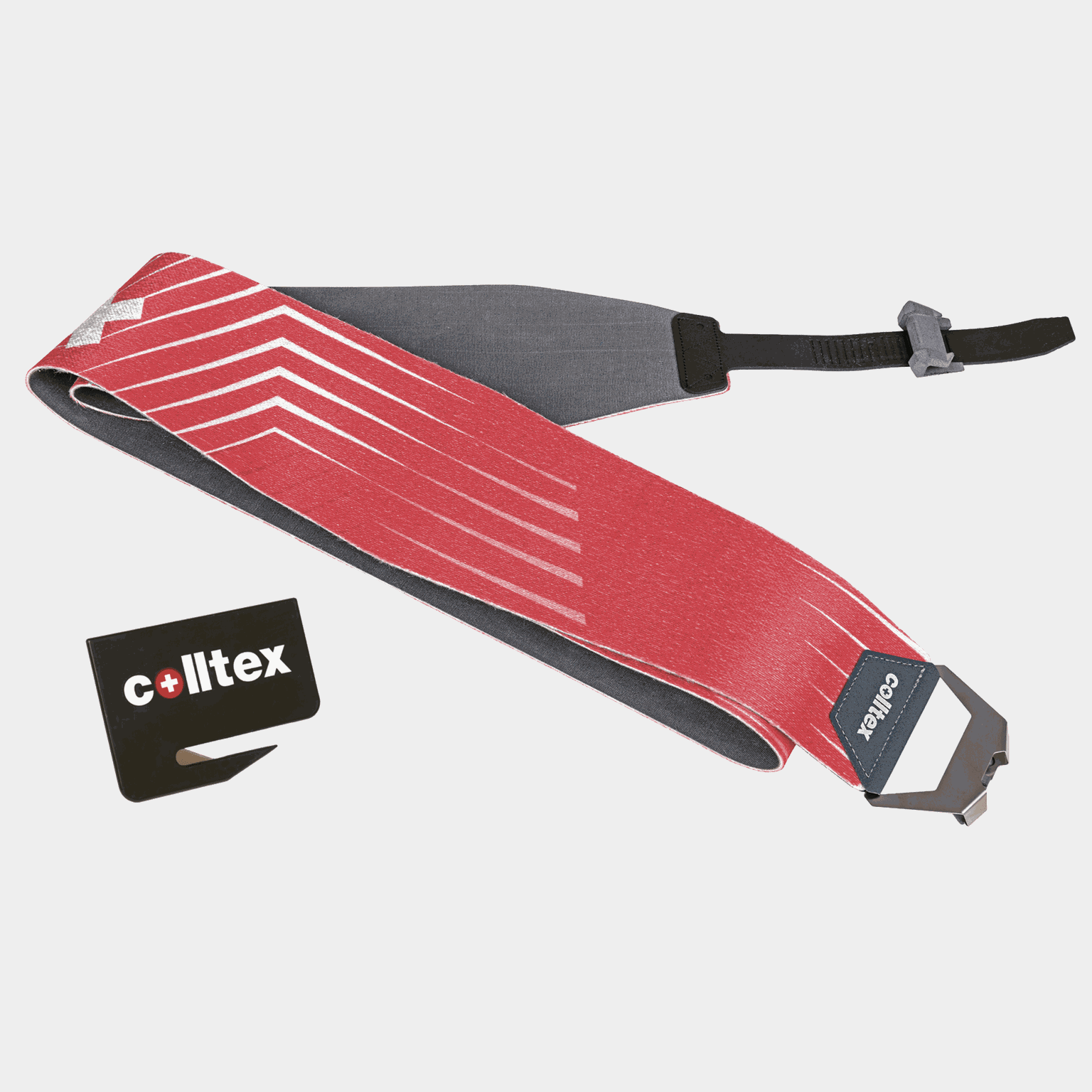 Protetor de esqui LUCENDRO CRYSTAL 130 mm 24/25 para esquis de touring, protetor de esqui para esquis de touring - Vermelho