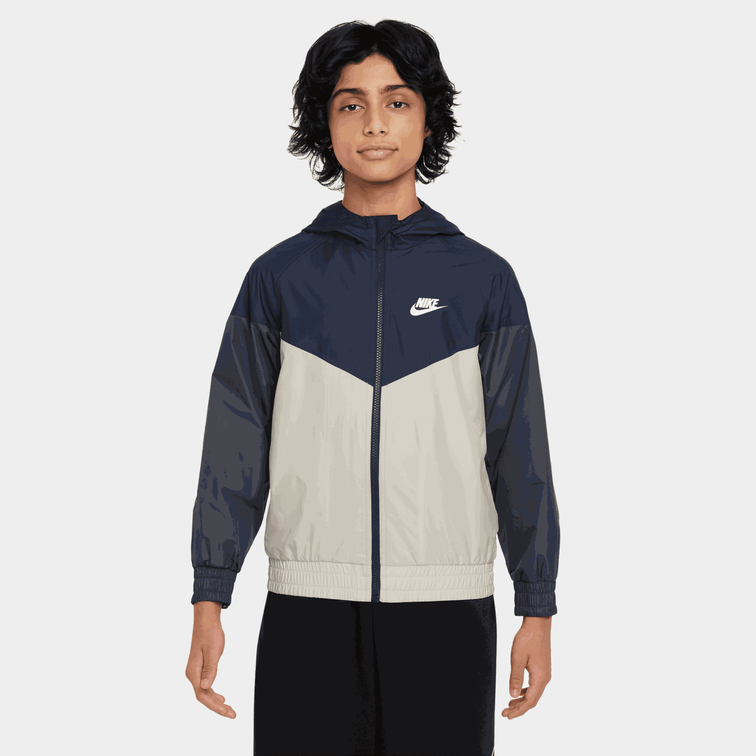 Coupe-vent Nike Sportswear Windrunner, Junior - Bleu