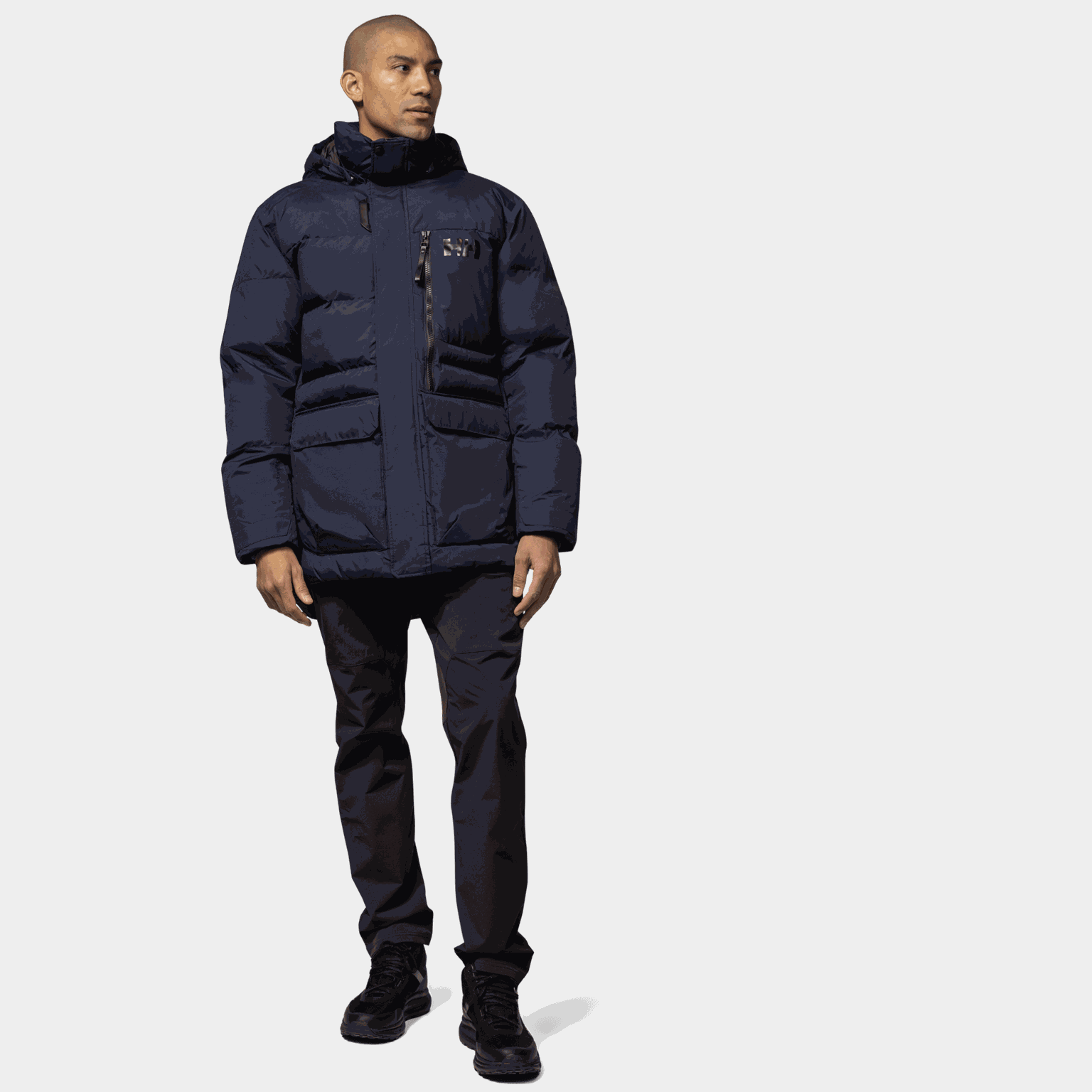  Tromsøe jas, heren winterparka - donkerblauw