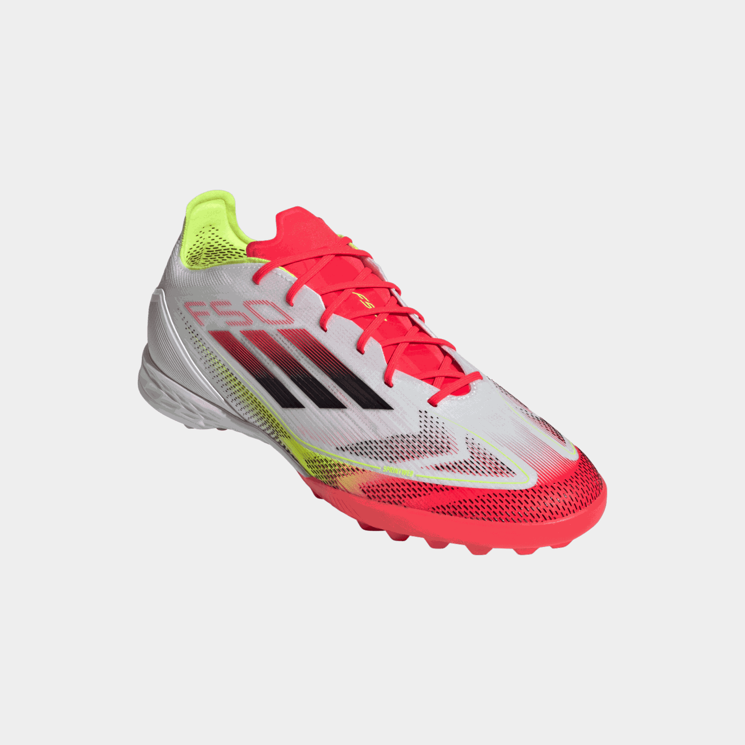  Buty piłkarskie F50 Pro TF unisex do gry na piasku i sztucznej trawie – białe