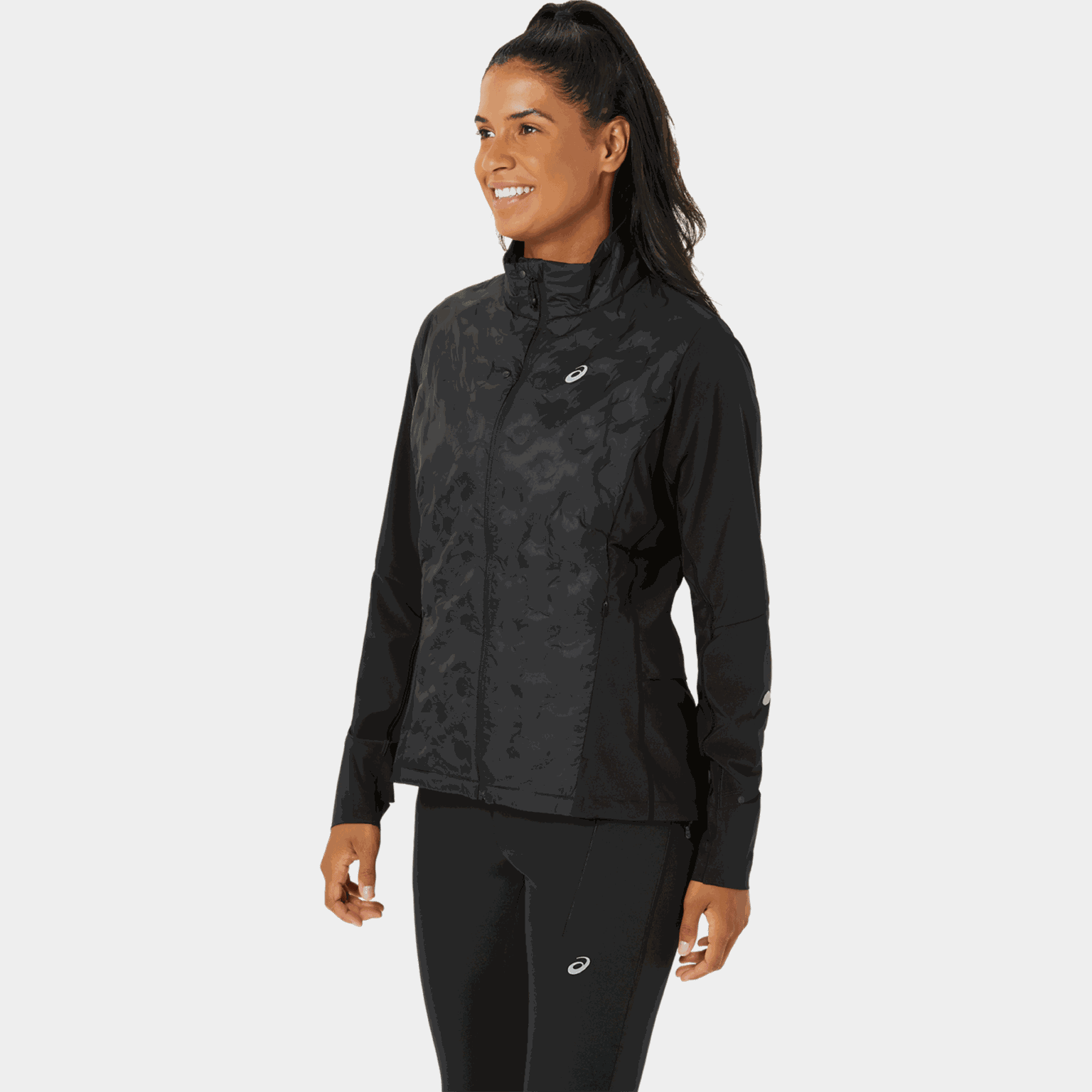 Dames winterfietsjas, trainingsjas - Zwart