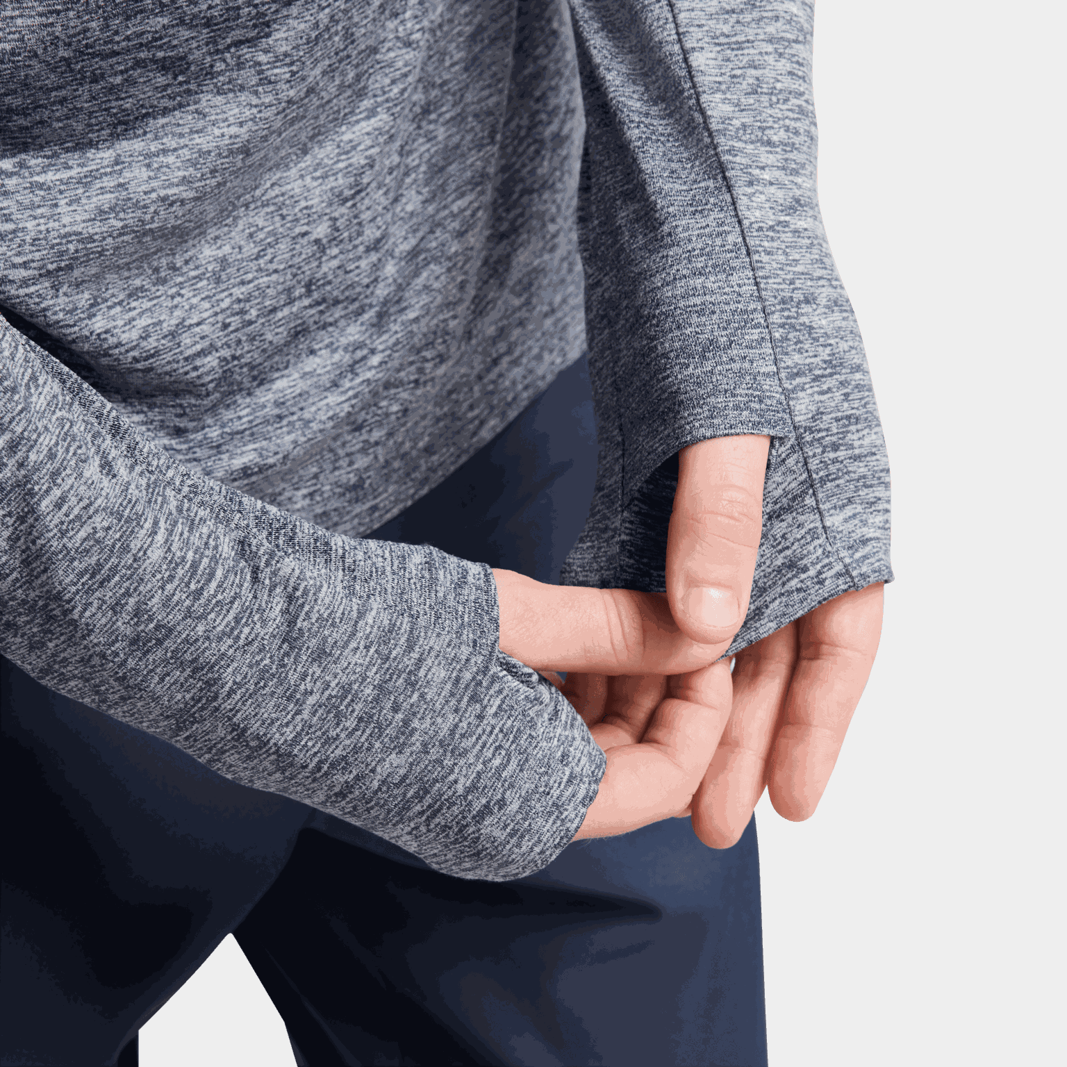Dri-FIT Stride Half-Zip Midlayer, treningsgenser, herre - Blå
