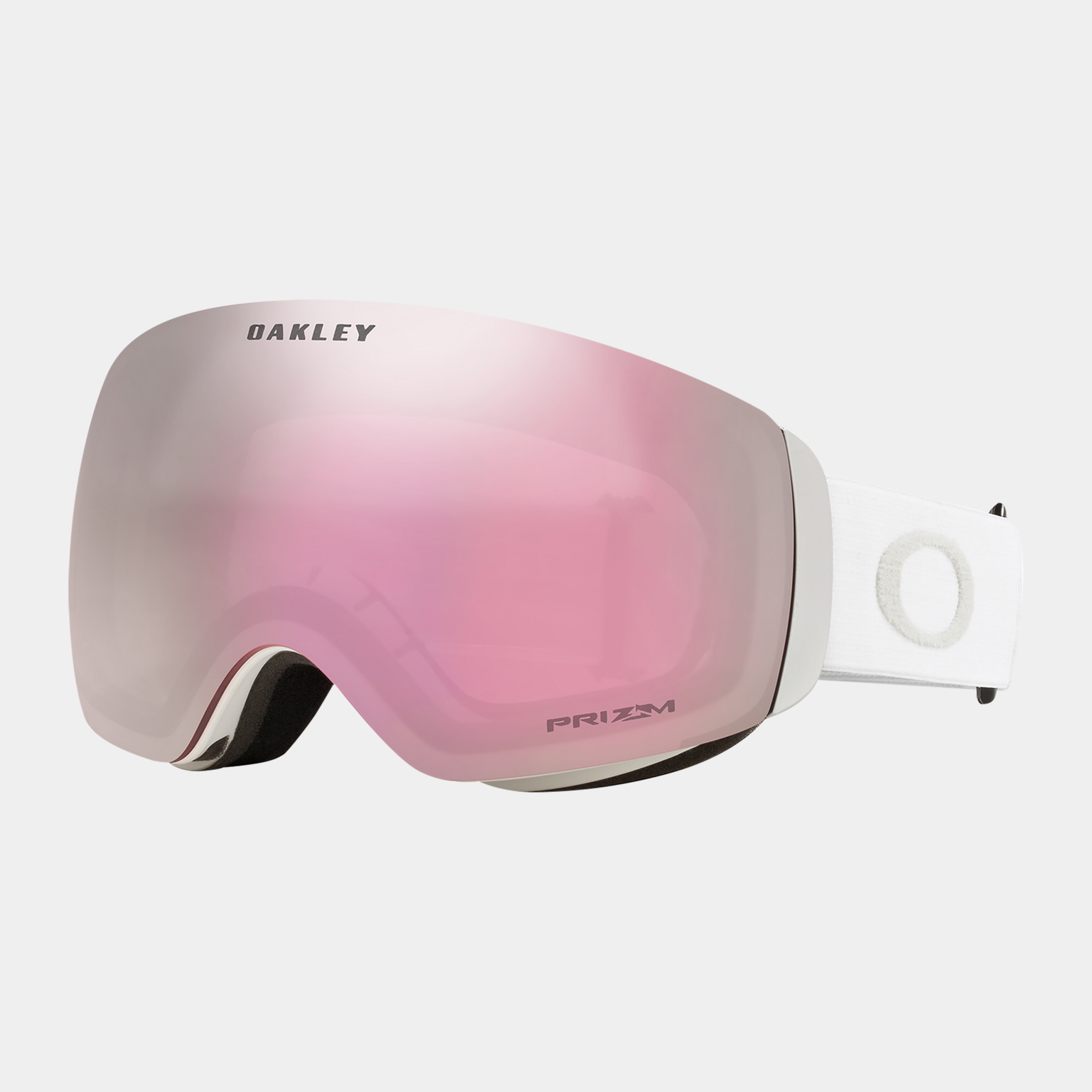 Goggles Flight Deck M White /w Prizm Hi Pink Iridium 24/25, alpinbrille senior - Hvit