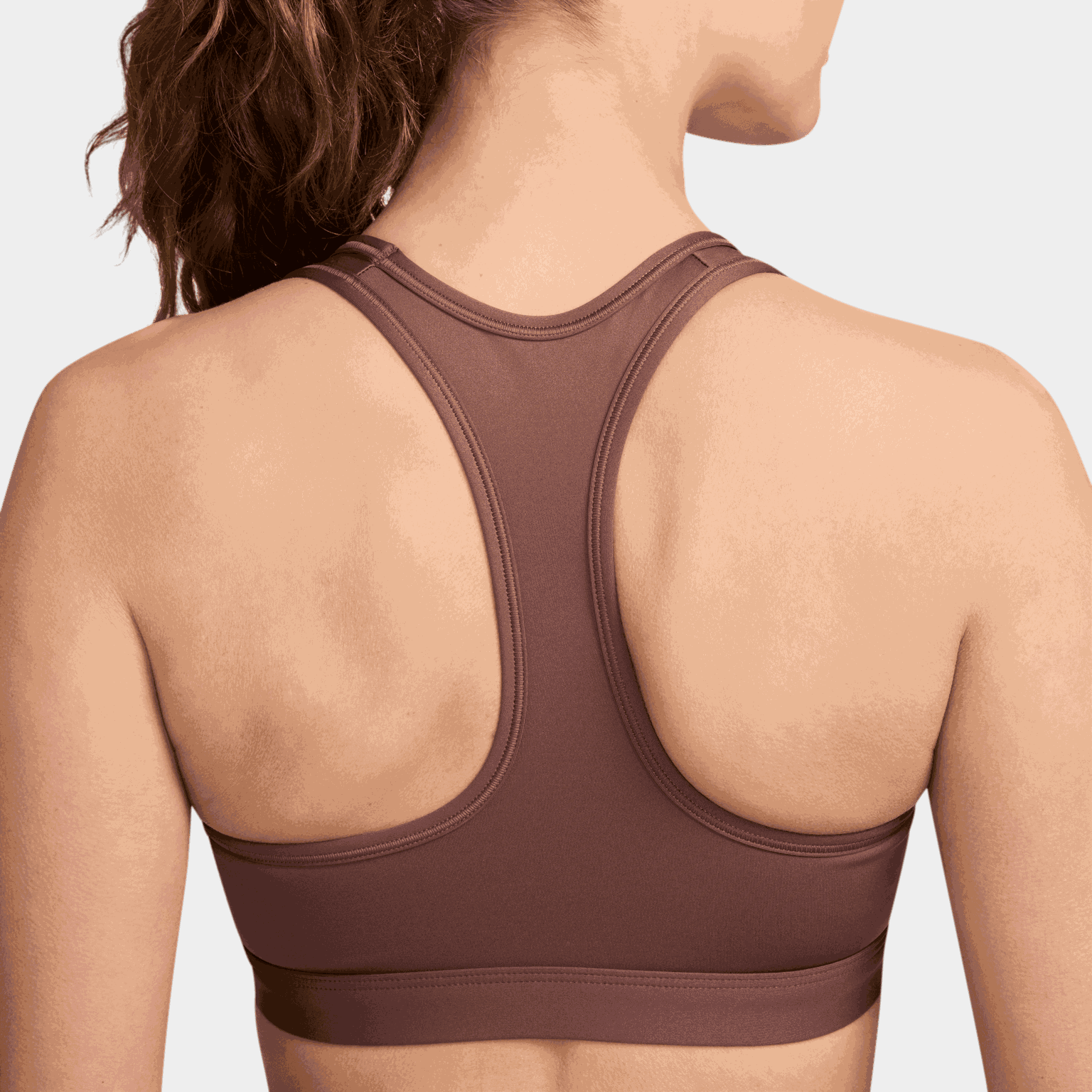 Swoosh Medium Support Bra, sports-BH, dame - Rød
