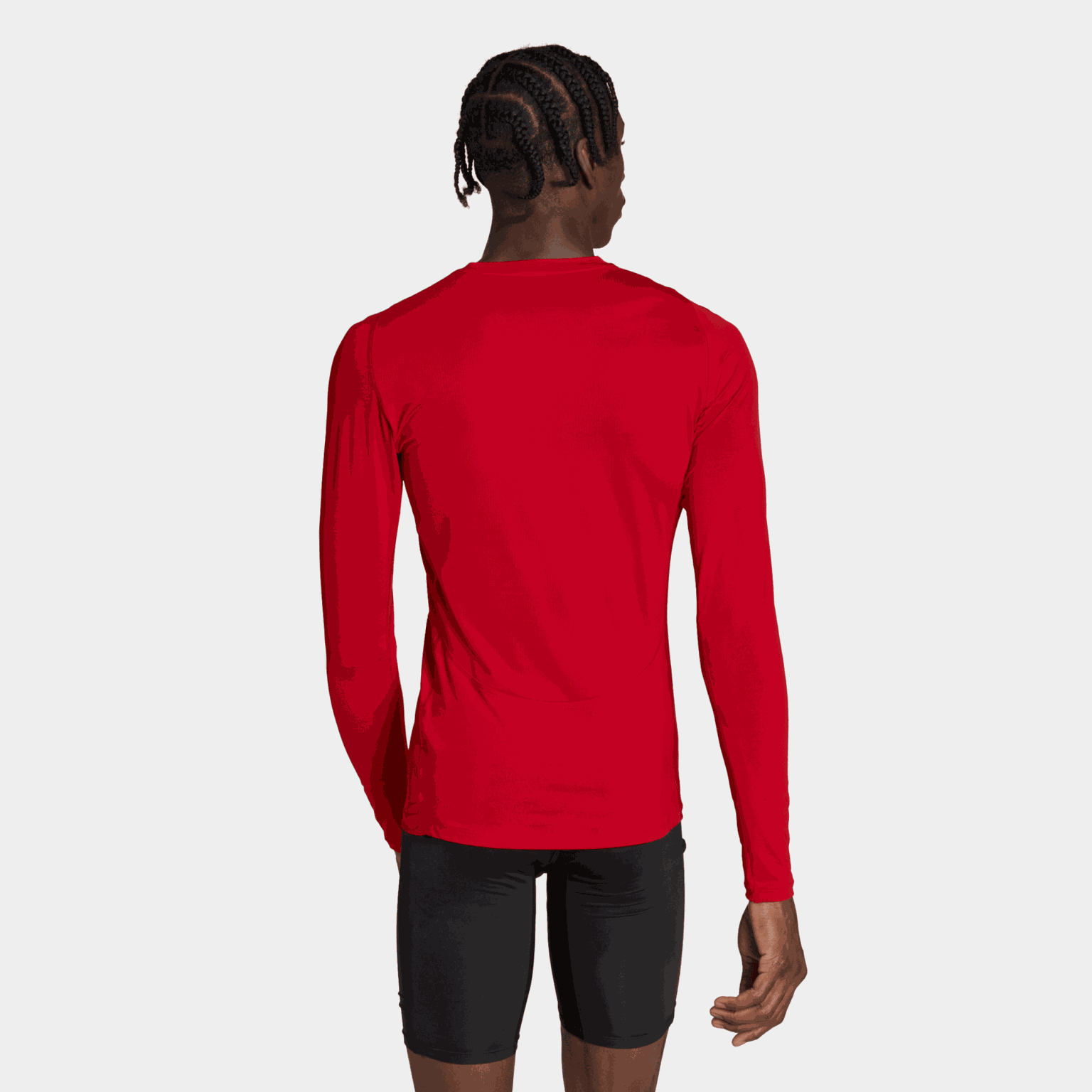 Camisa de futebol masculina Techfit de manga comprida