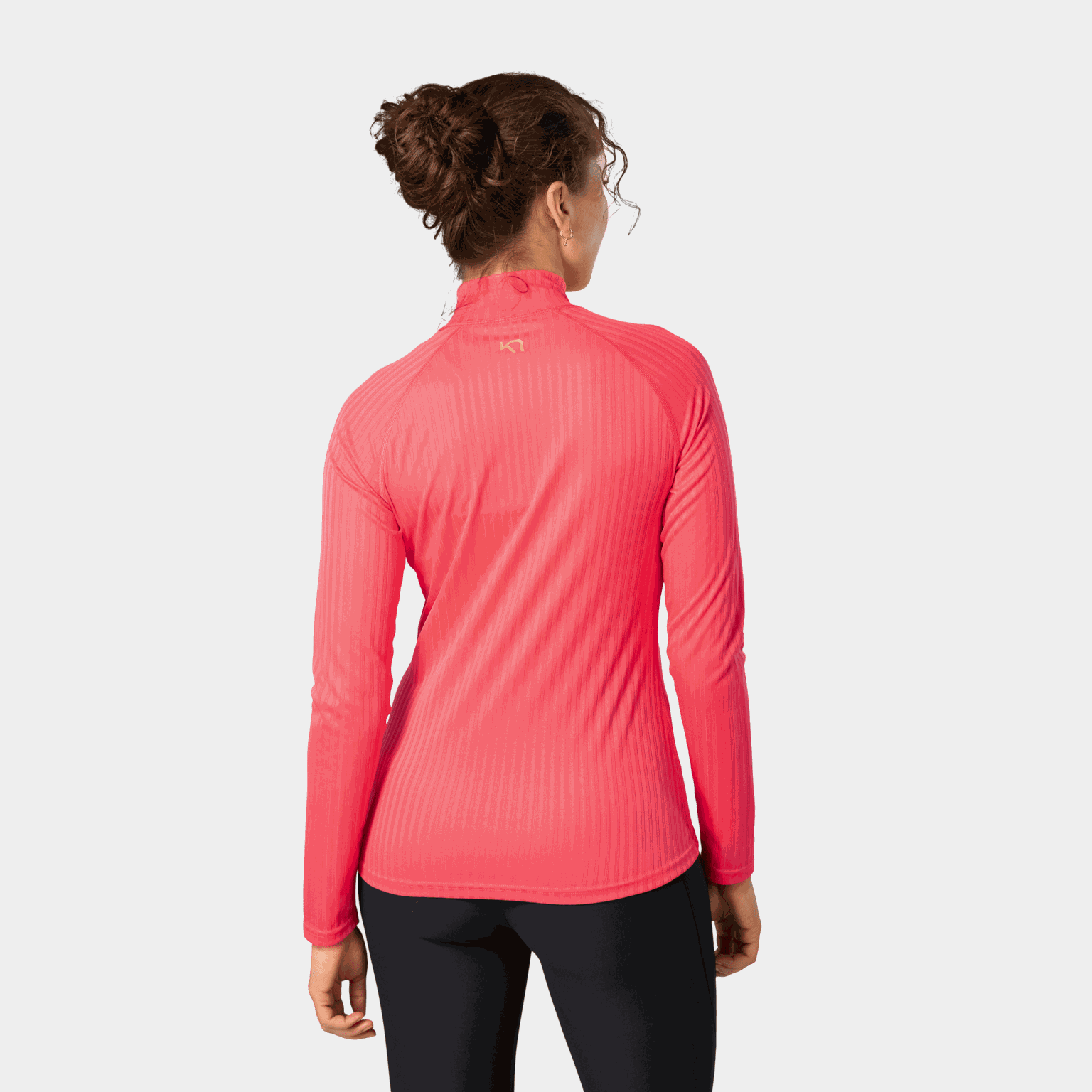 Ella thermisch ondergoed met halve rits, super comfortabel voor vrouwen.