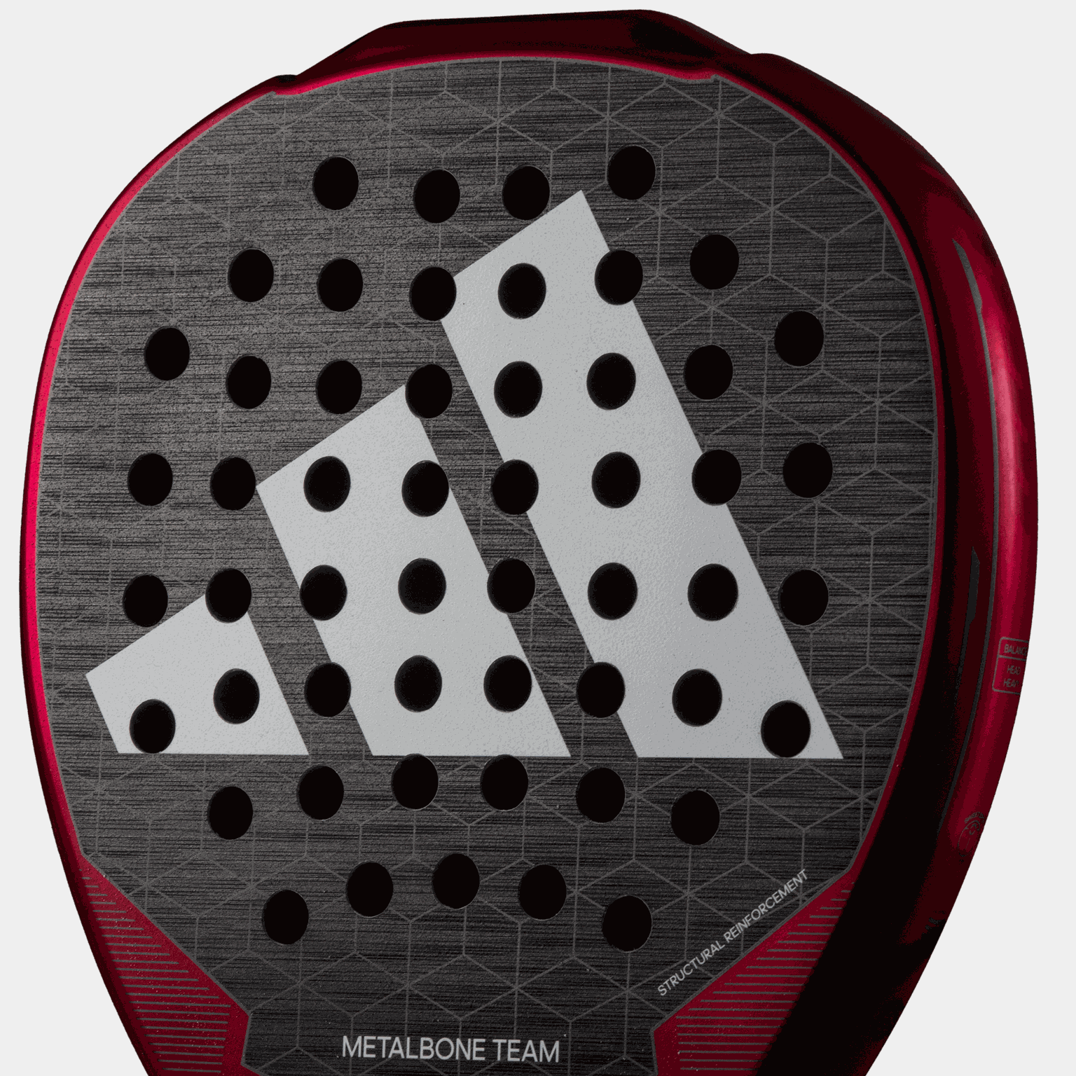  Racchetta da padel Metalbone Team 3.3 per giocatori competitivi, unisex – Rossa