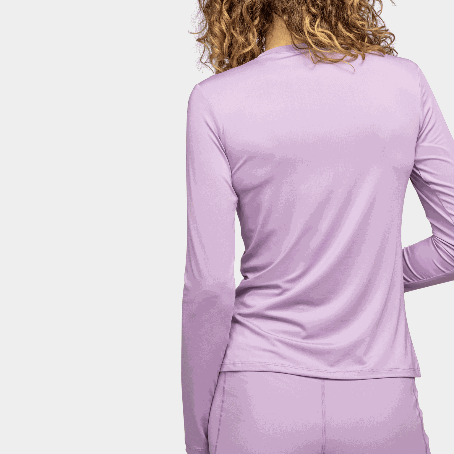 Camisa esportiva feminina de manga comprida