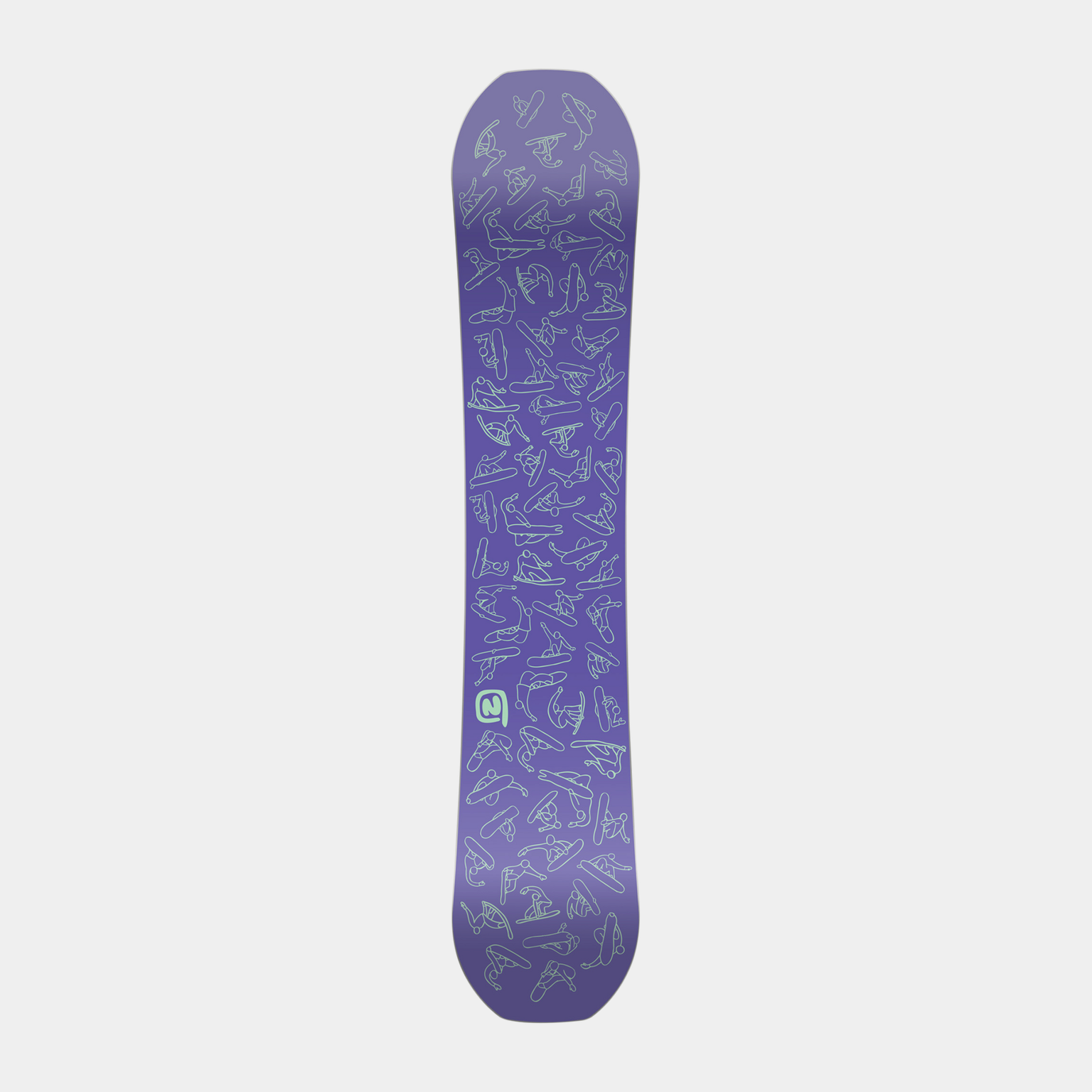 Prancha de snowboard Ripper Jr 24/25, prancha de snowboard infantil - Multicolorida