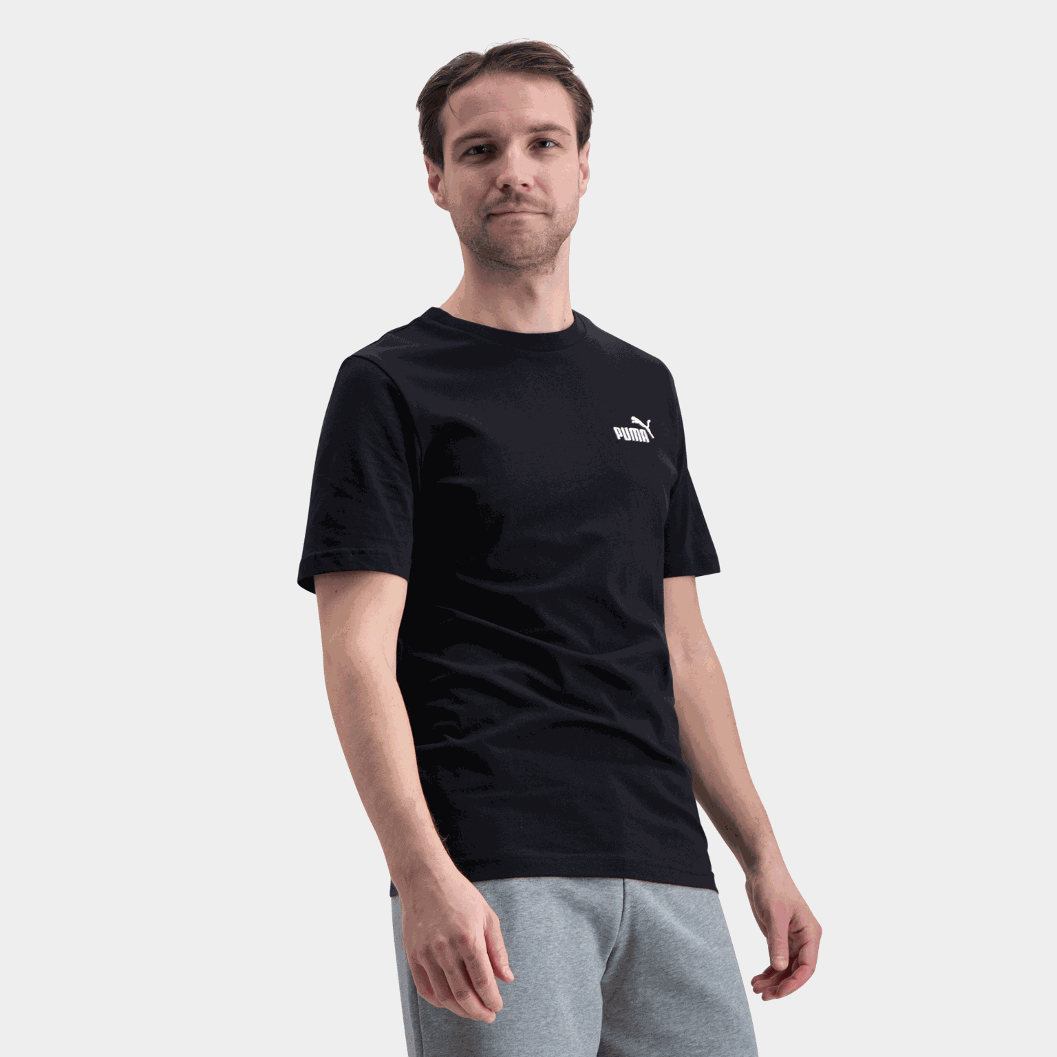  Męska koszulka Essential Small z logo nr 1