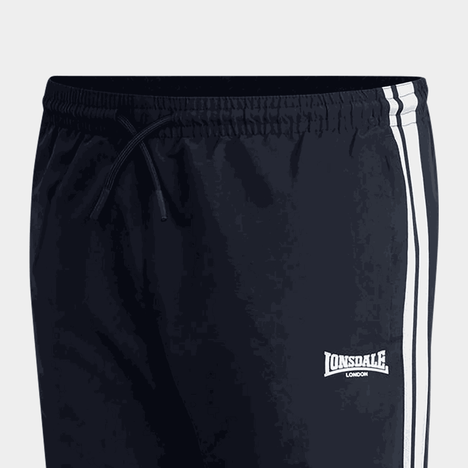 2 Stripe Open Hem Woven Bottoms, joggebukse, herre - Svart