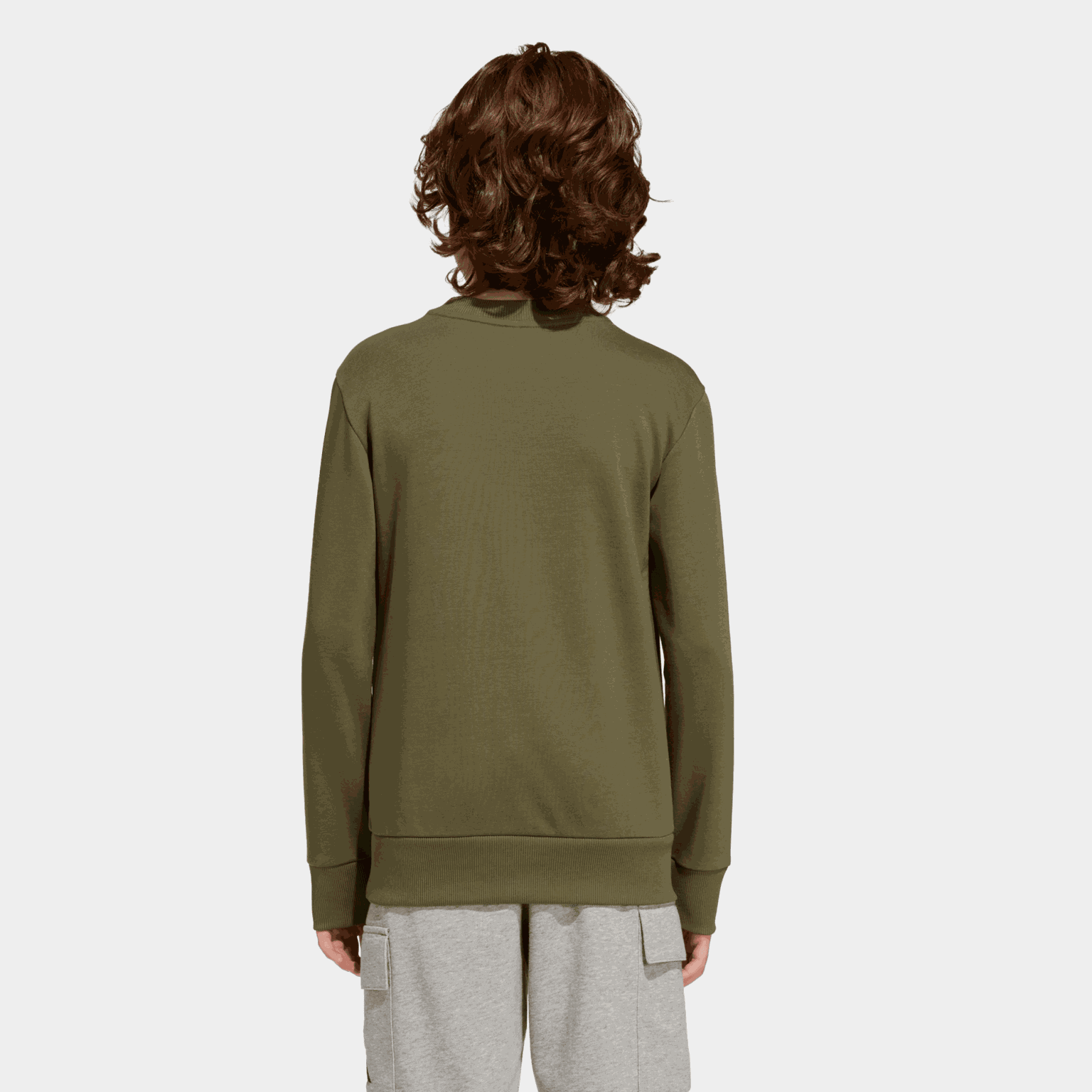 Essentials Crewneck Sweatshirt, Kindermaat – Zwart