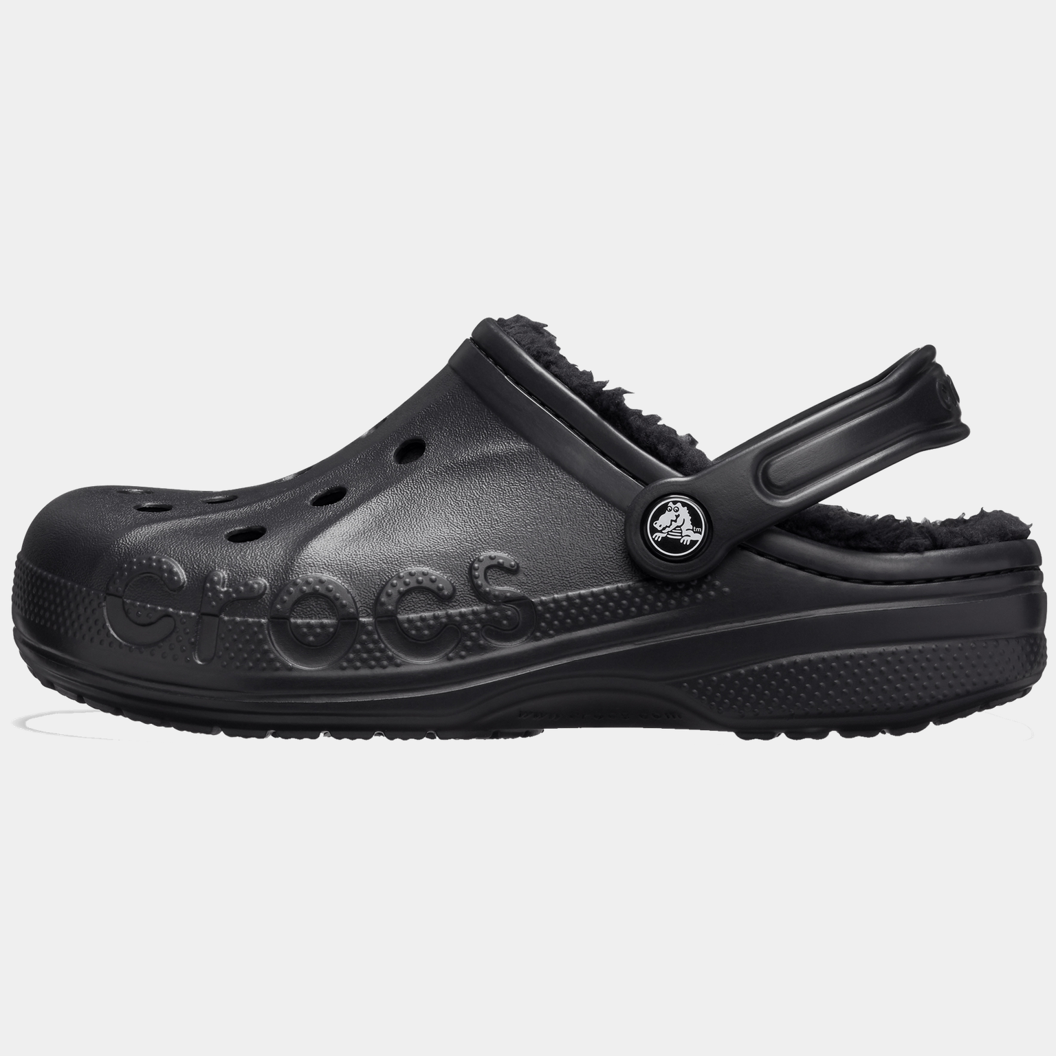 Crocs Baya Unisex Lined Clogs - Czarne