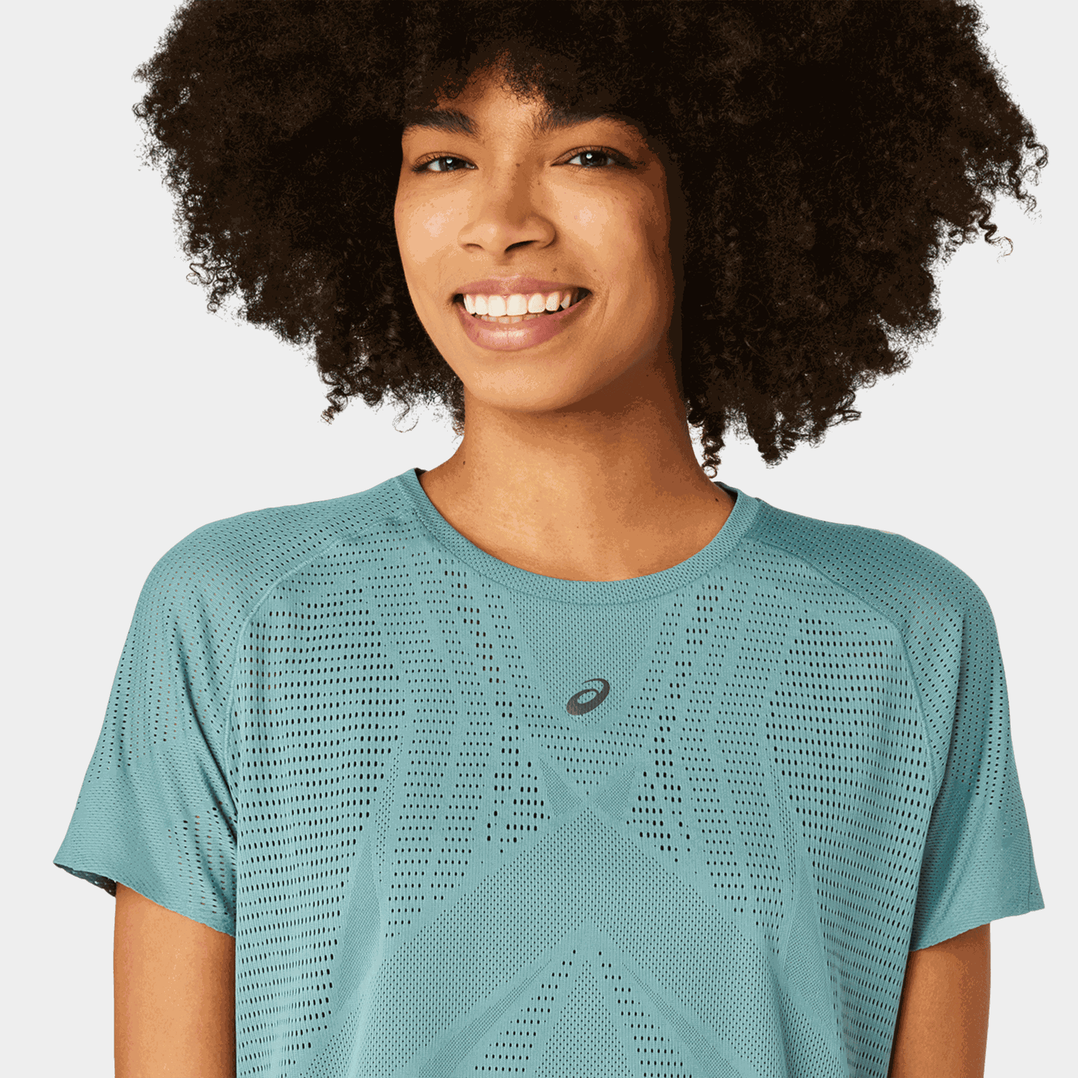 Camiseta feminina Metarun de manga curta