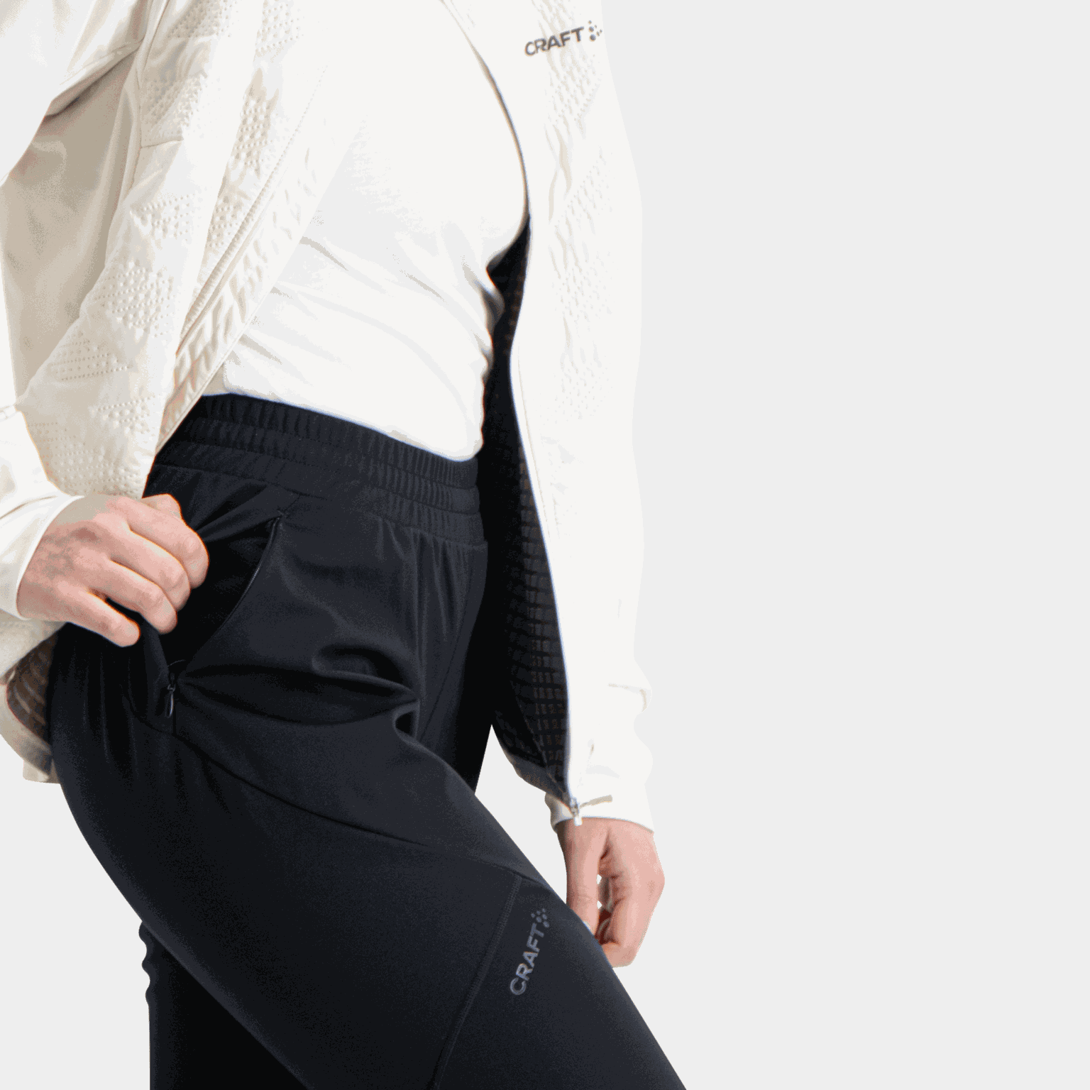 Core Nordic Pace Pants 24/25, treningsbukse, dame - Svart