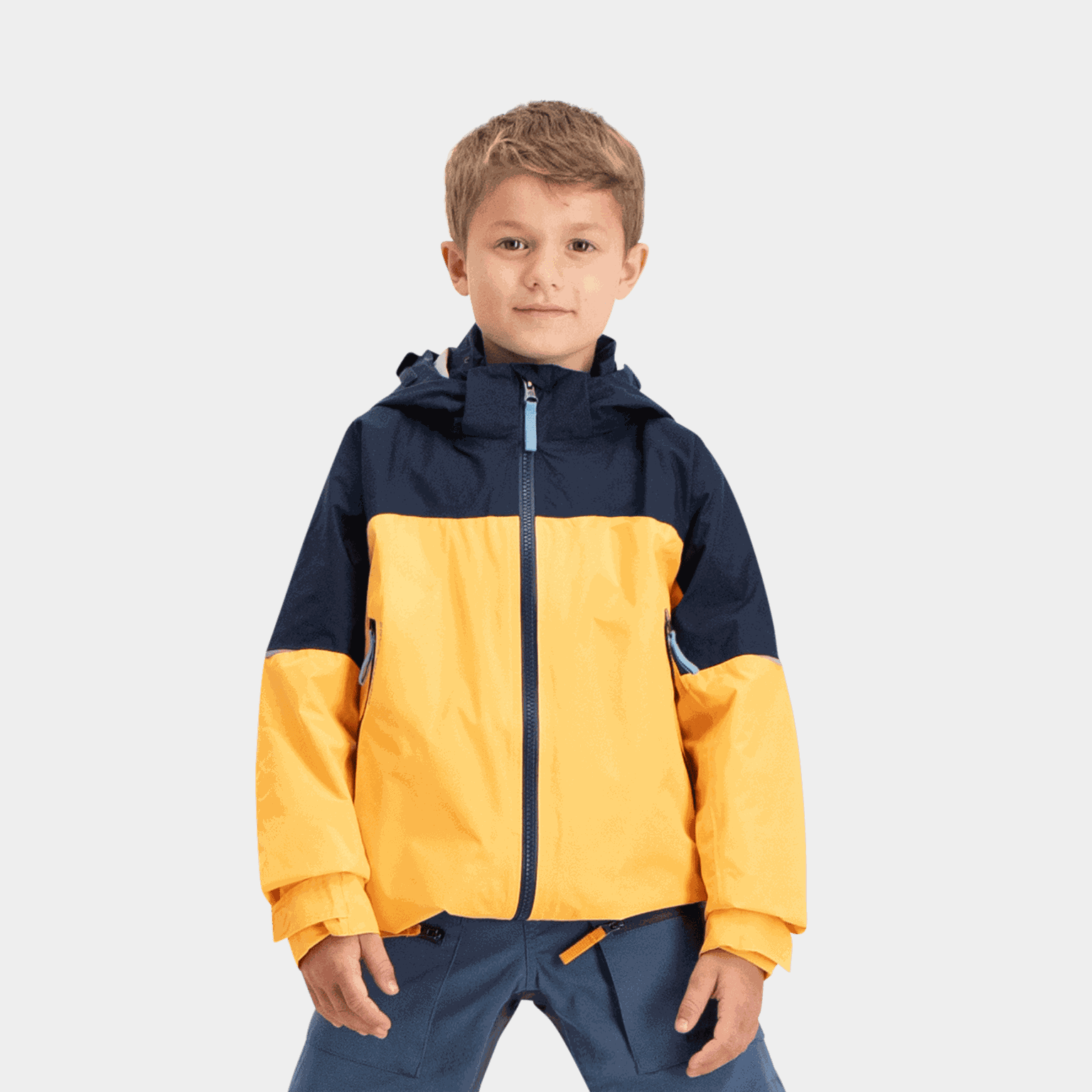  Veste Ash Jacket 3, veste imperméable pour enfant - orange