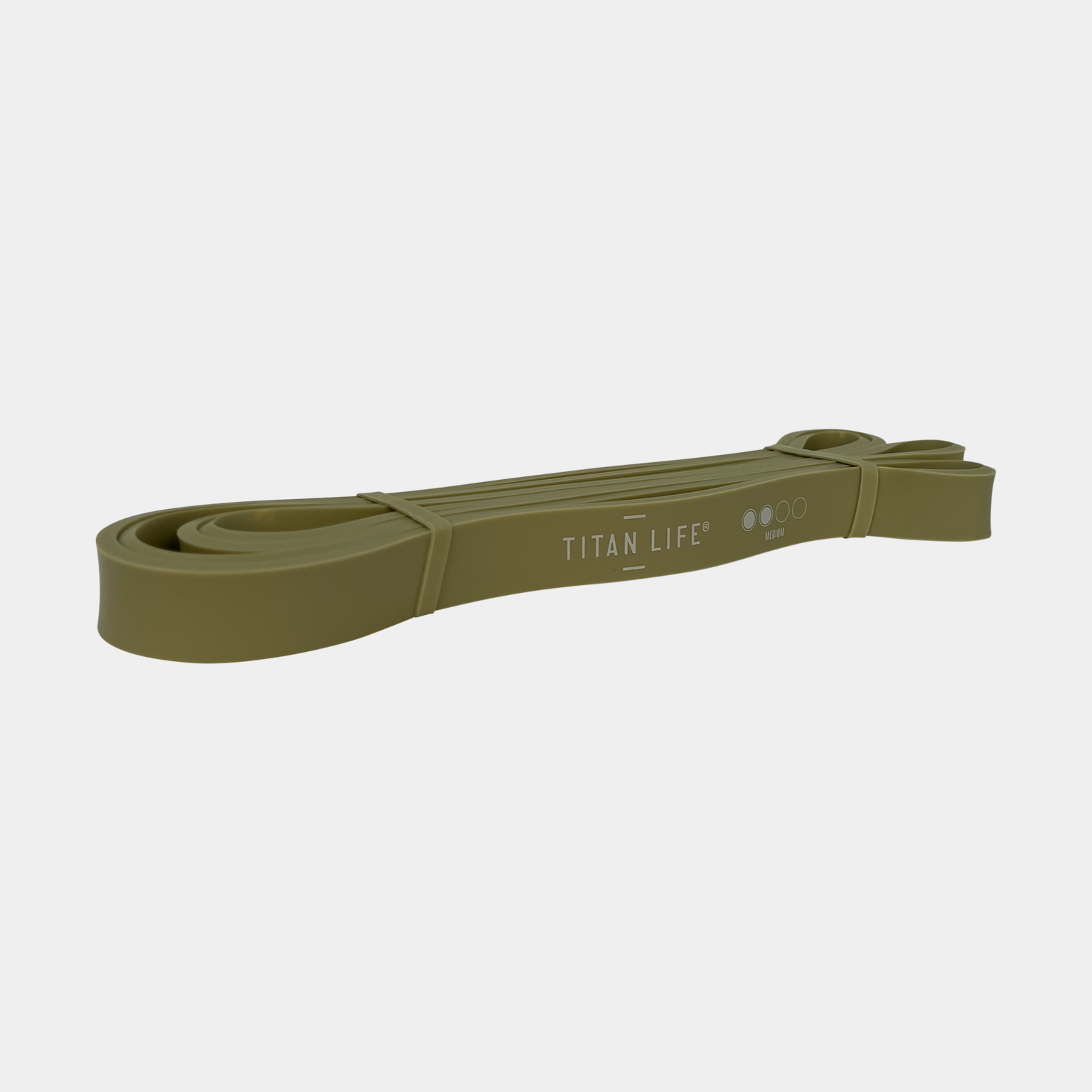 Titan Life - Resistance Band Medium, treningsstrikk middels - Grønn