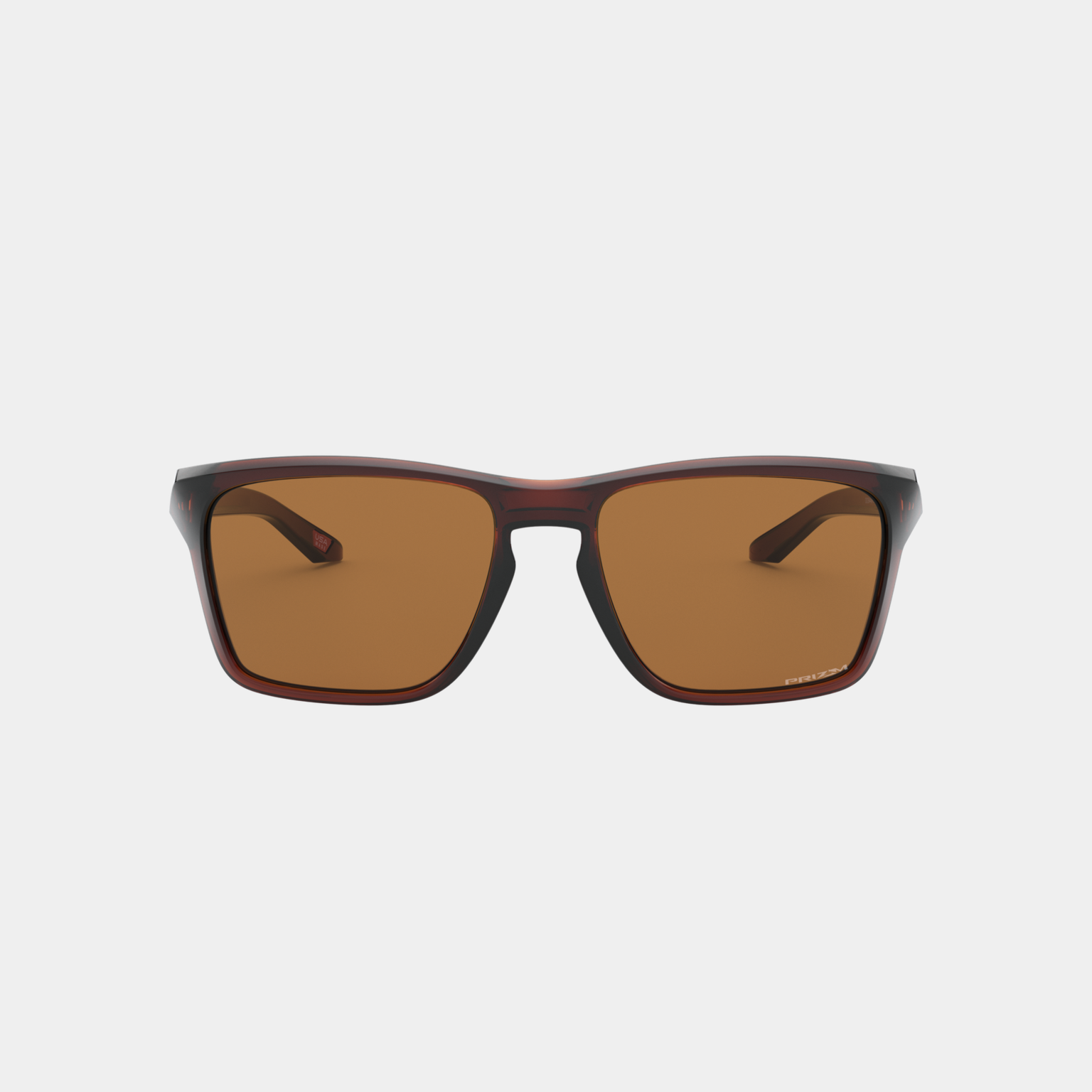 Okulary przeciwsłoneczne Sylas Pol Rootbeer z Prizm Bronze, unisex - czerwone