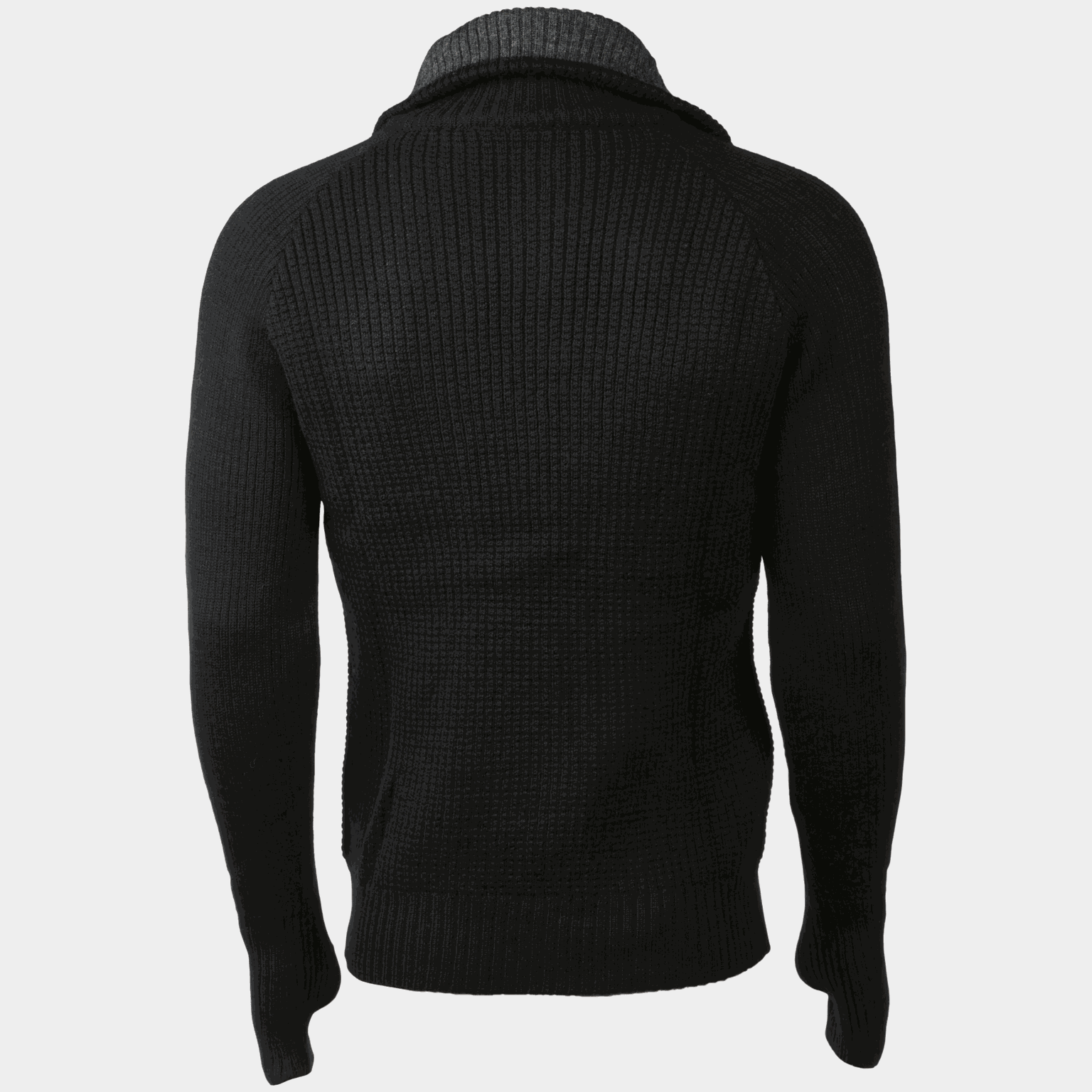  Jantarový svetr na zip – Černý