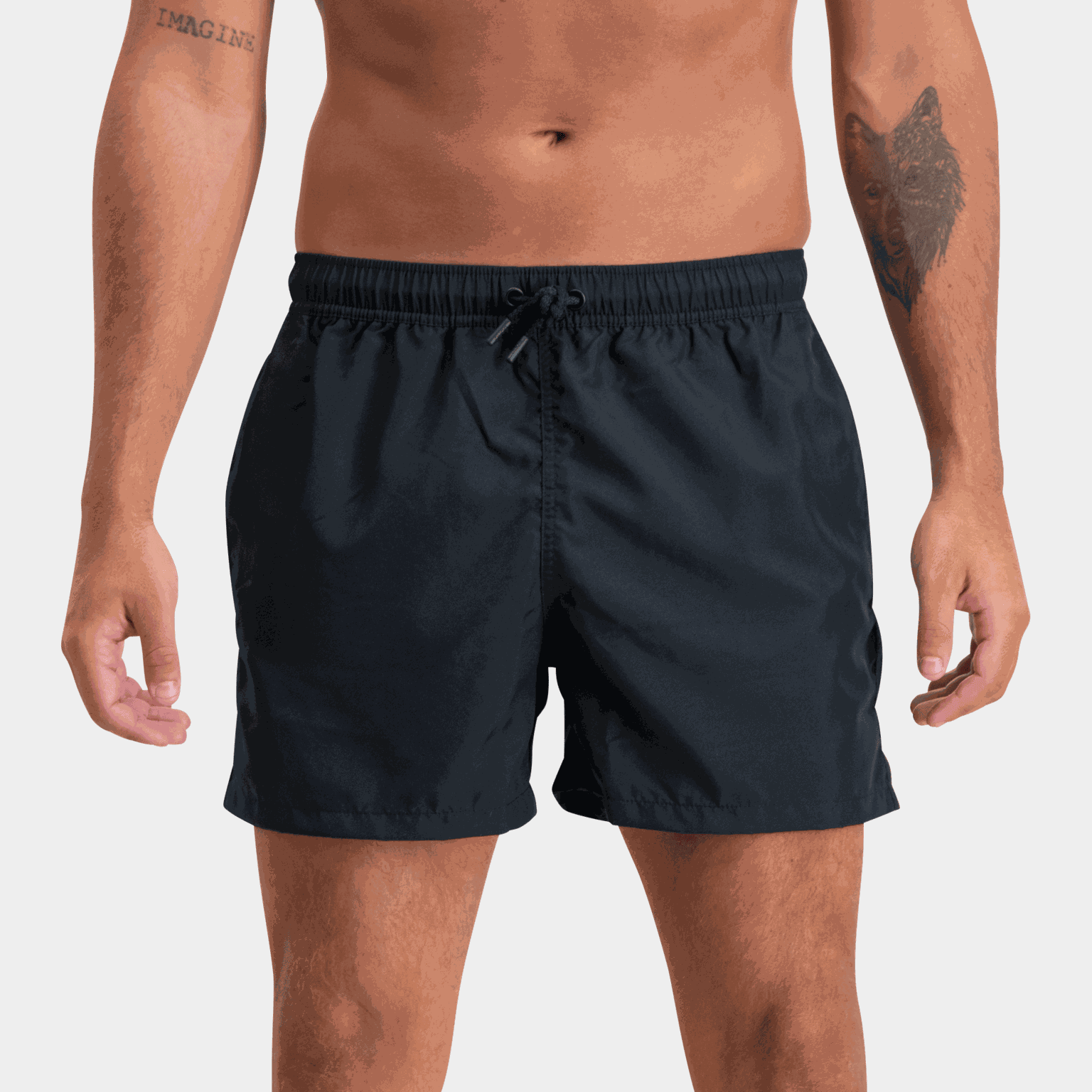  Bermuda Borg Solid, Moda Praia Masculina