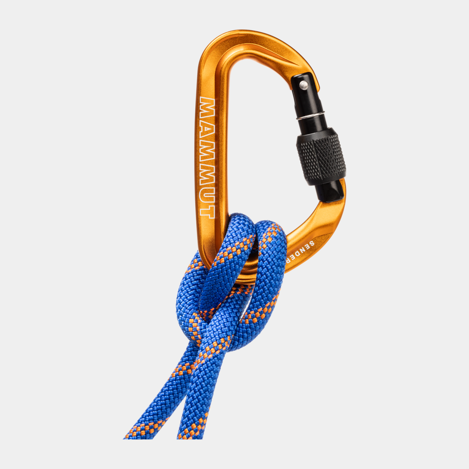 Sender Screwgate Carabiner, karabinkrok - Gull