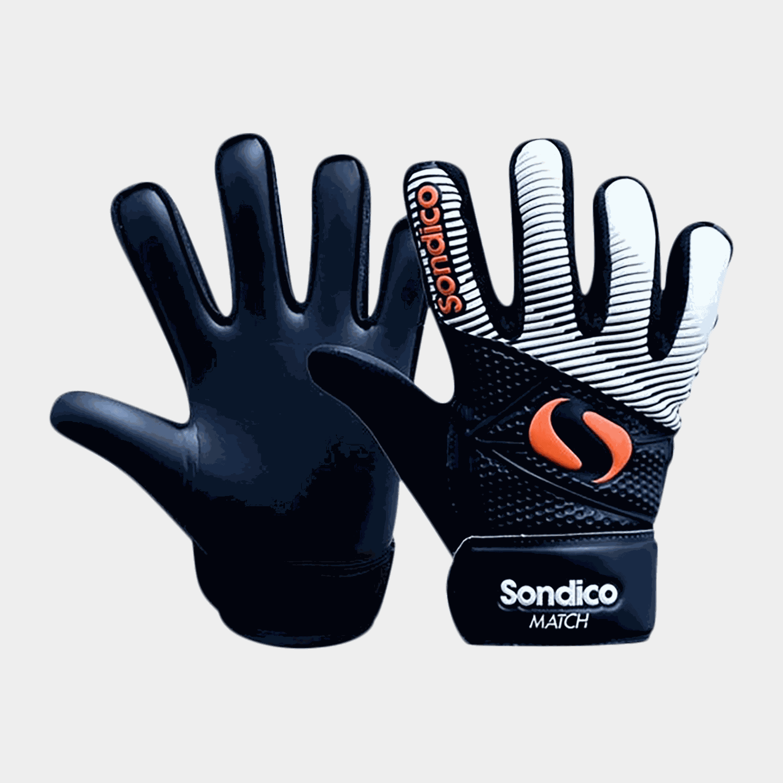  Gants de gardien de but de match, gants de gardien de but junior - noirs