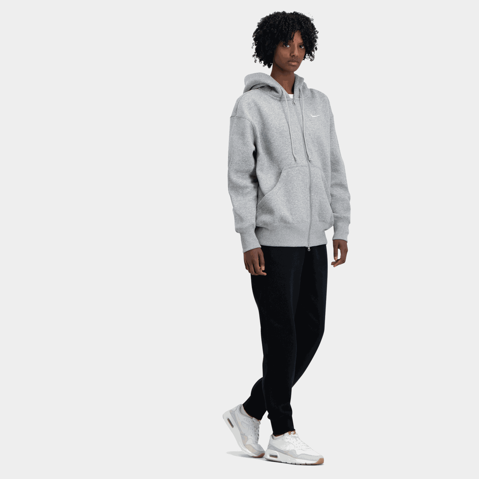 Macacão feminino de lã polar, modelo Phoenix.