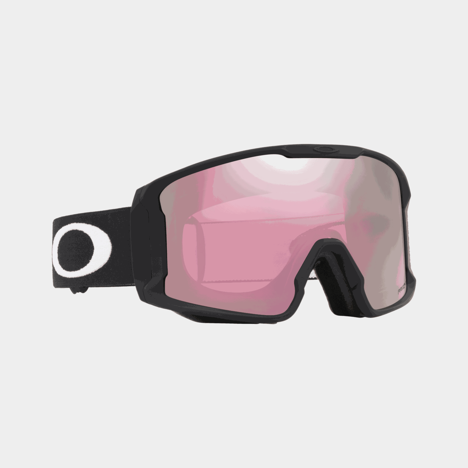 Óculos de esqui Line Miner M com lentes Prizm Hi Pink Iridium 24/25, unissex, para esqui alpino - preto