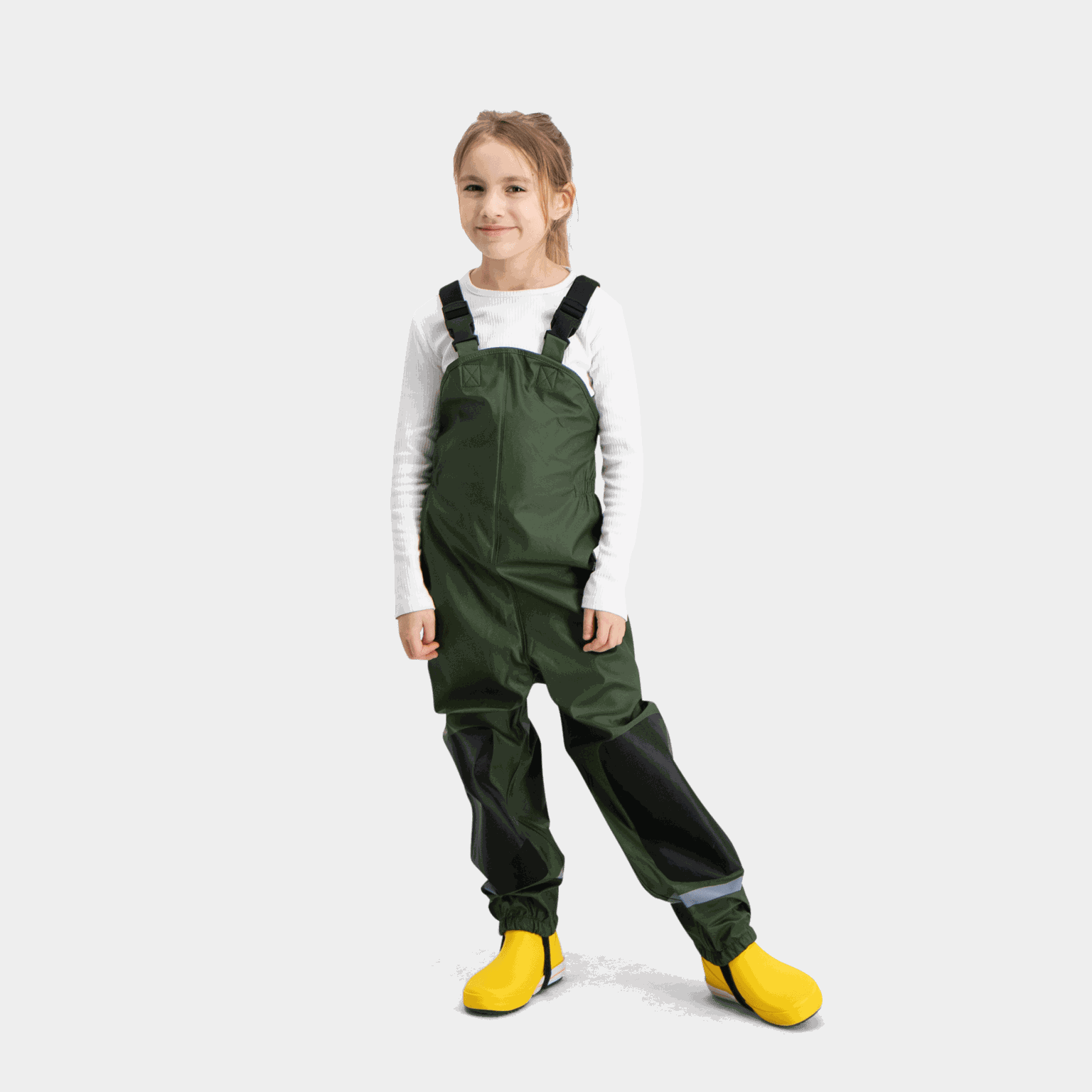  Pantalons de pluie Arva pour enfants – Verts