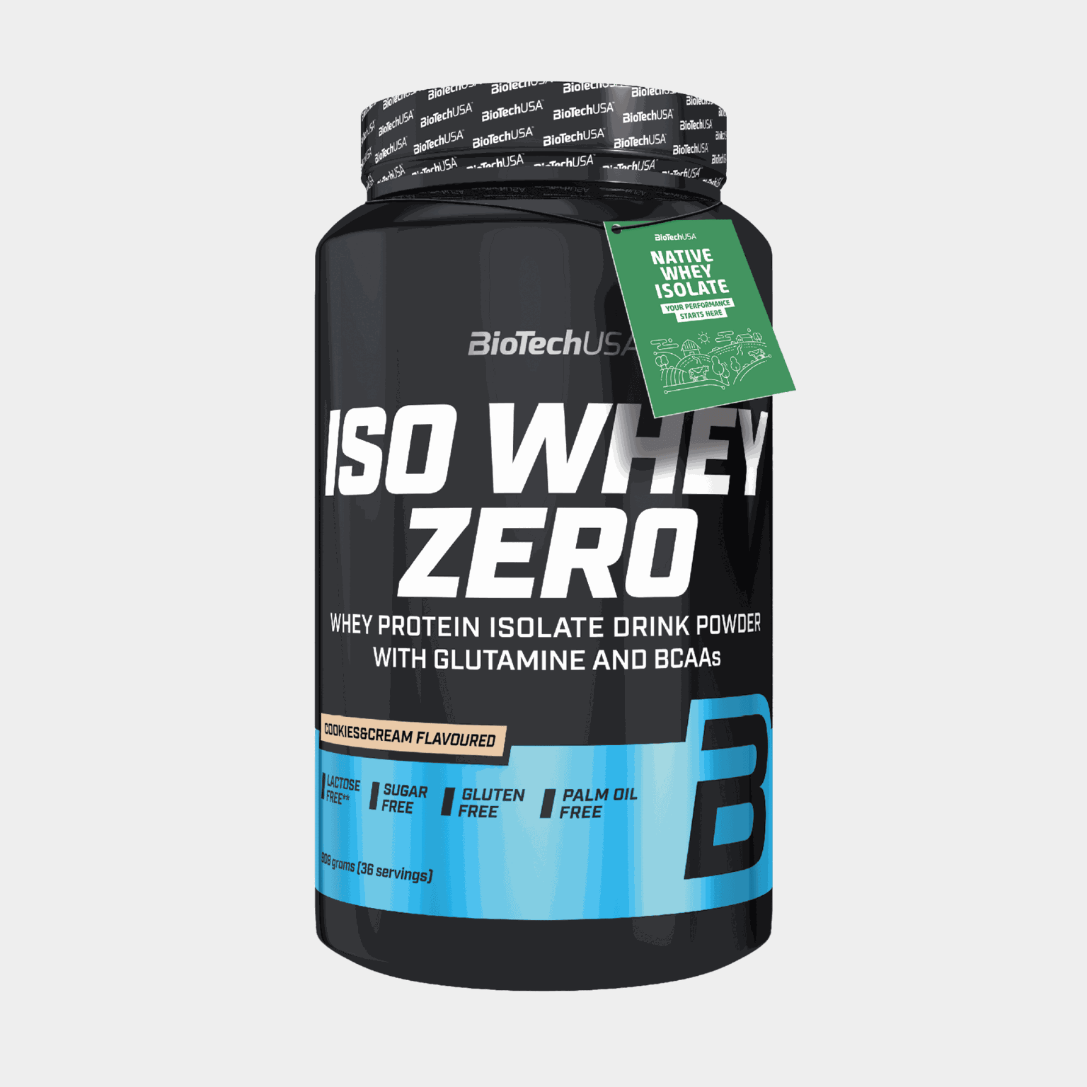 Iso Whey Zero 908g Cookies & Cream, proteinpulver -