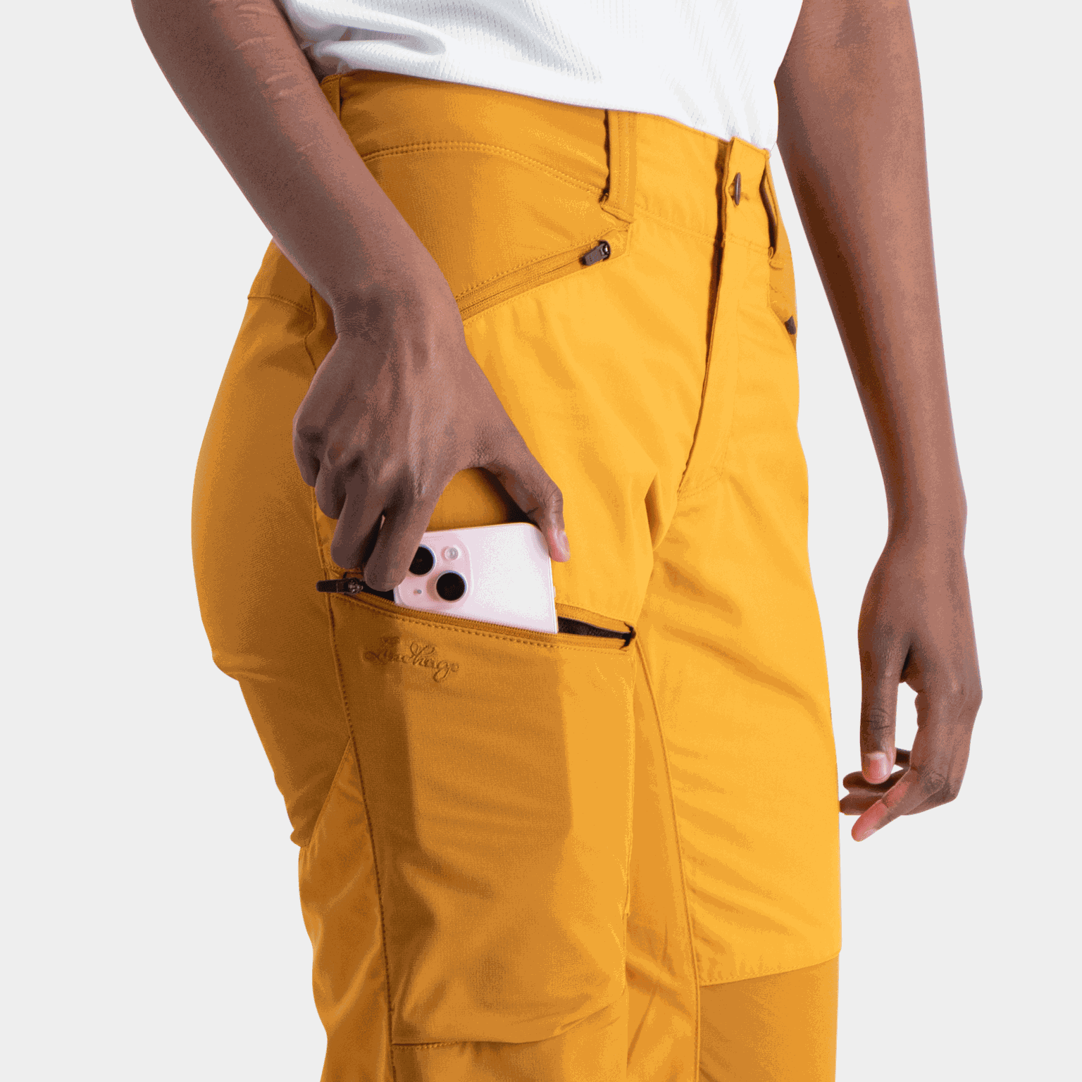 Calça híbrida Tived com sola flexível, calça de caminhada feminina.