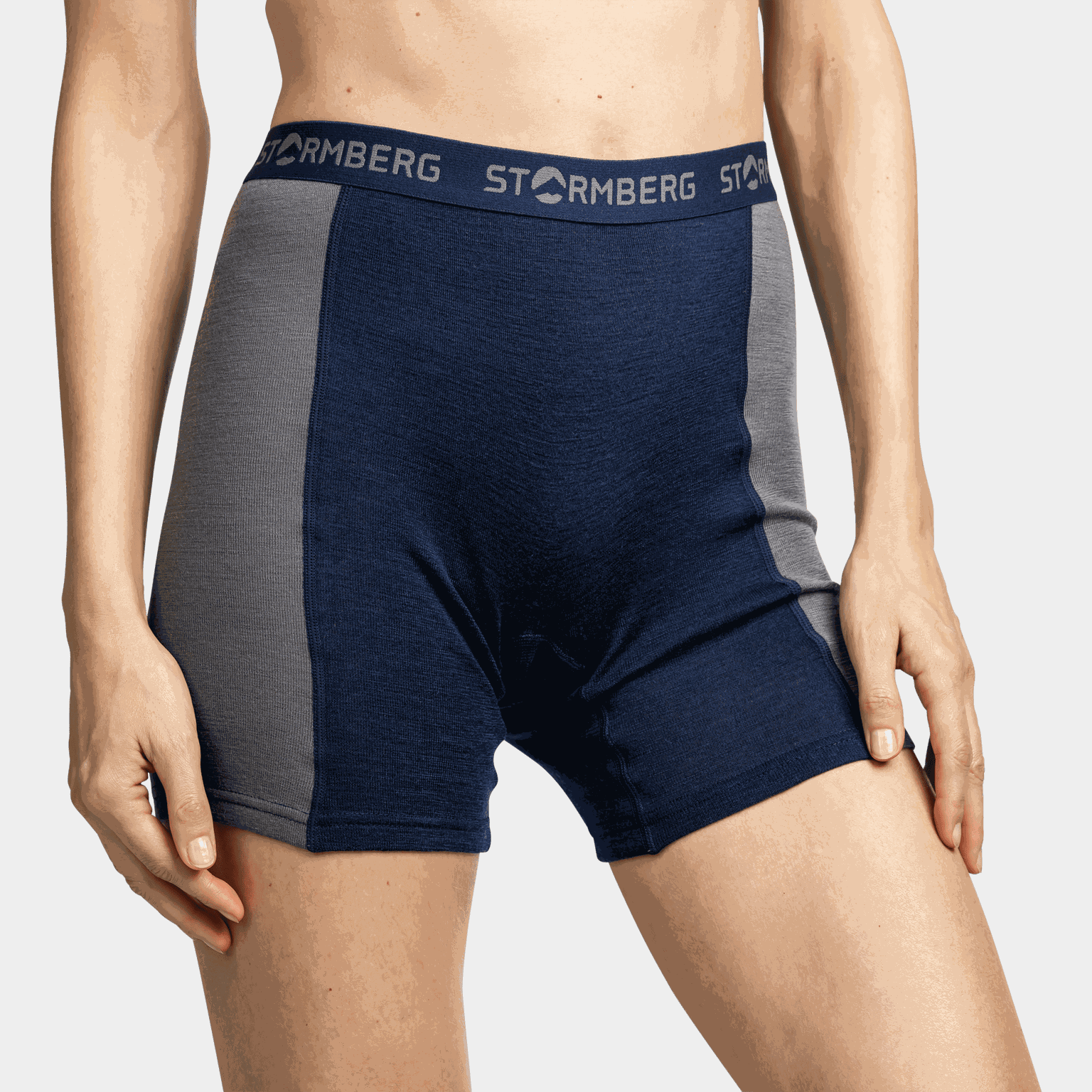 Kebnekaise wollen boxershorts voor dames – donkerblauw