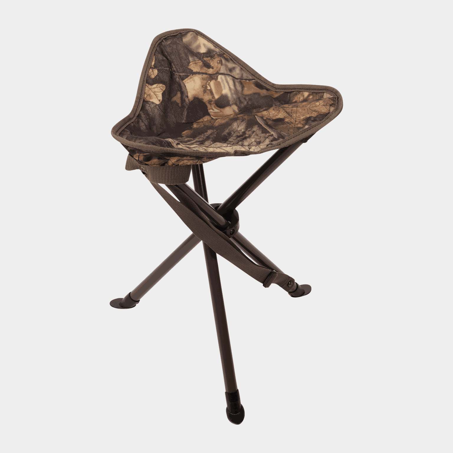 Cadeira dobrável com base camuflada - preta