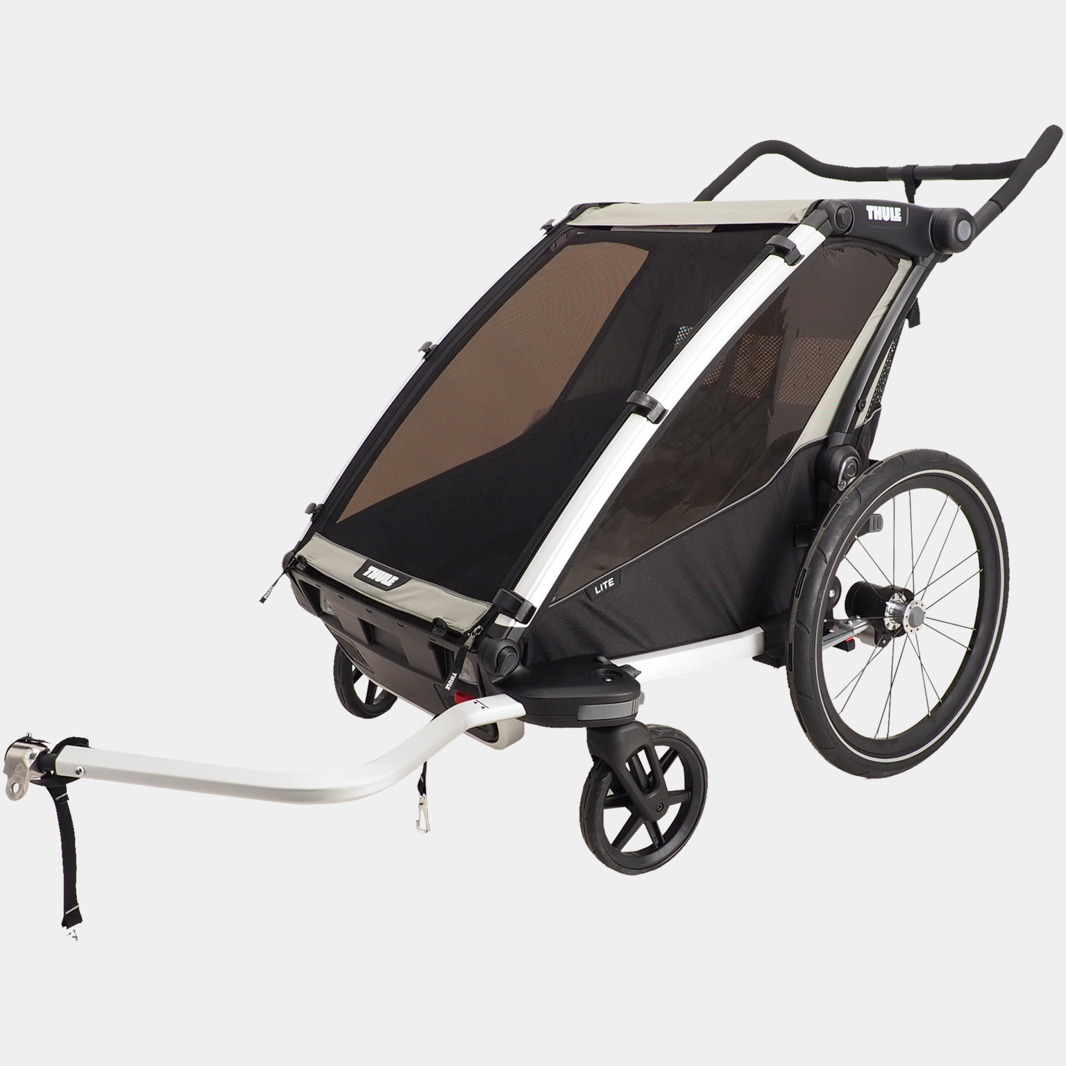  Przyczepka Chariot Lite 2-Bike z mocowaniem do wózka – niebieska
